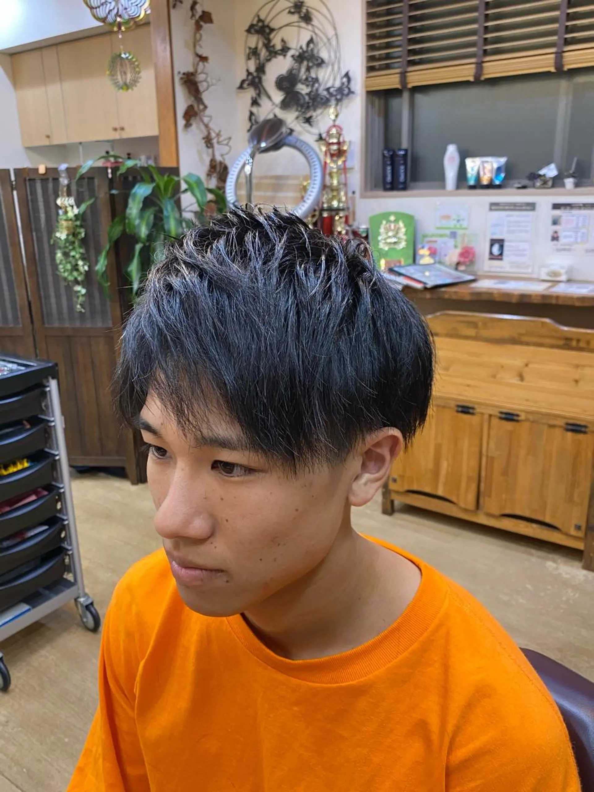 ショート メンズ 浅見 天翔のヘアスタイル