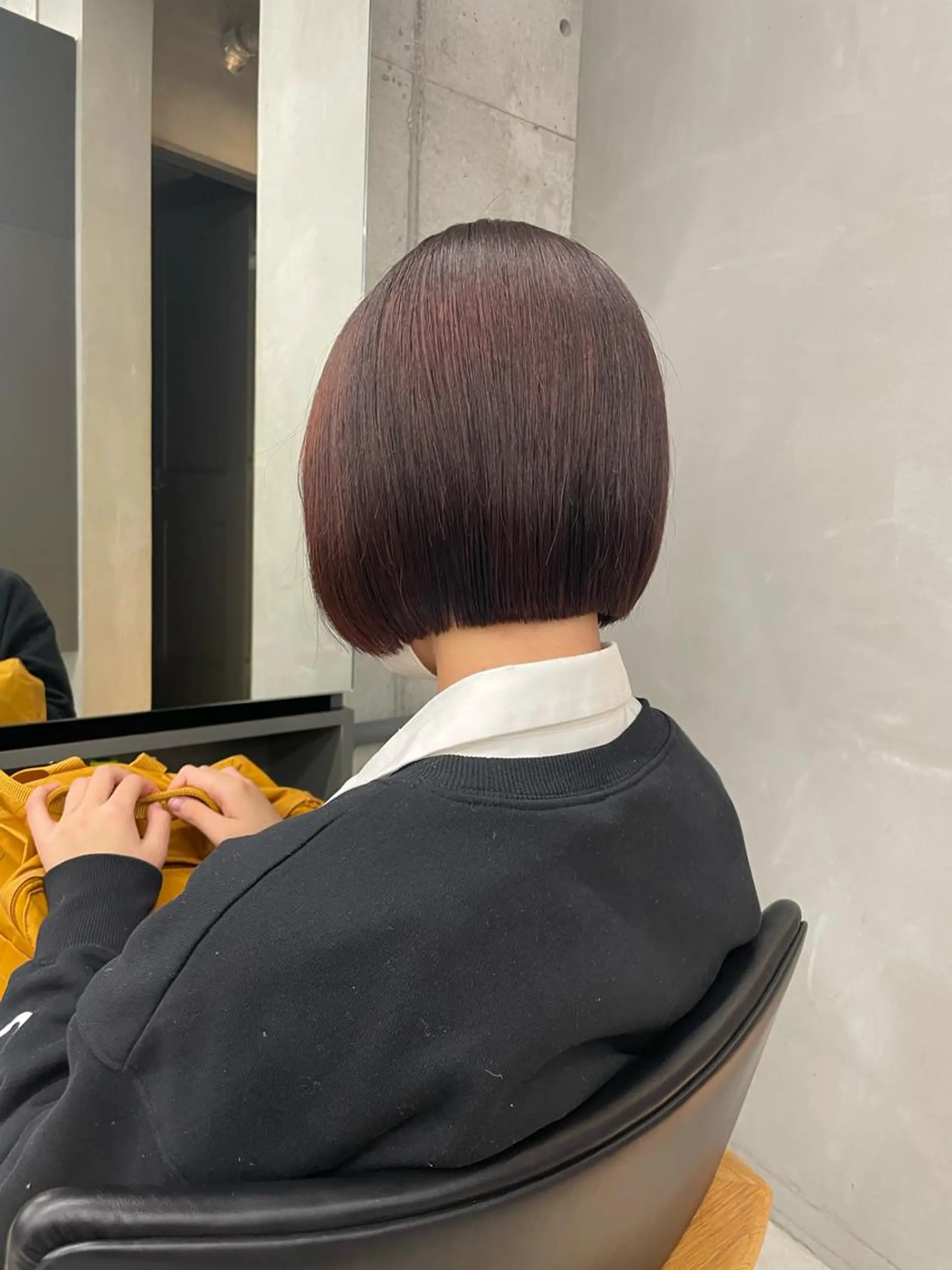 ミディアム カラー 佐伯 和佳のヘアスタイル