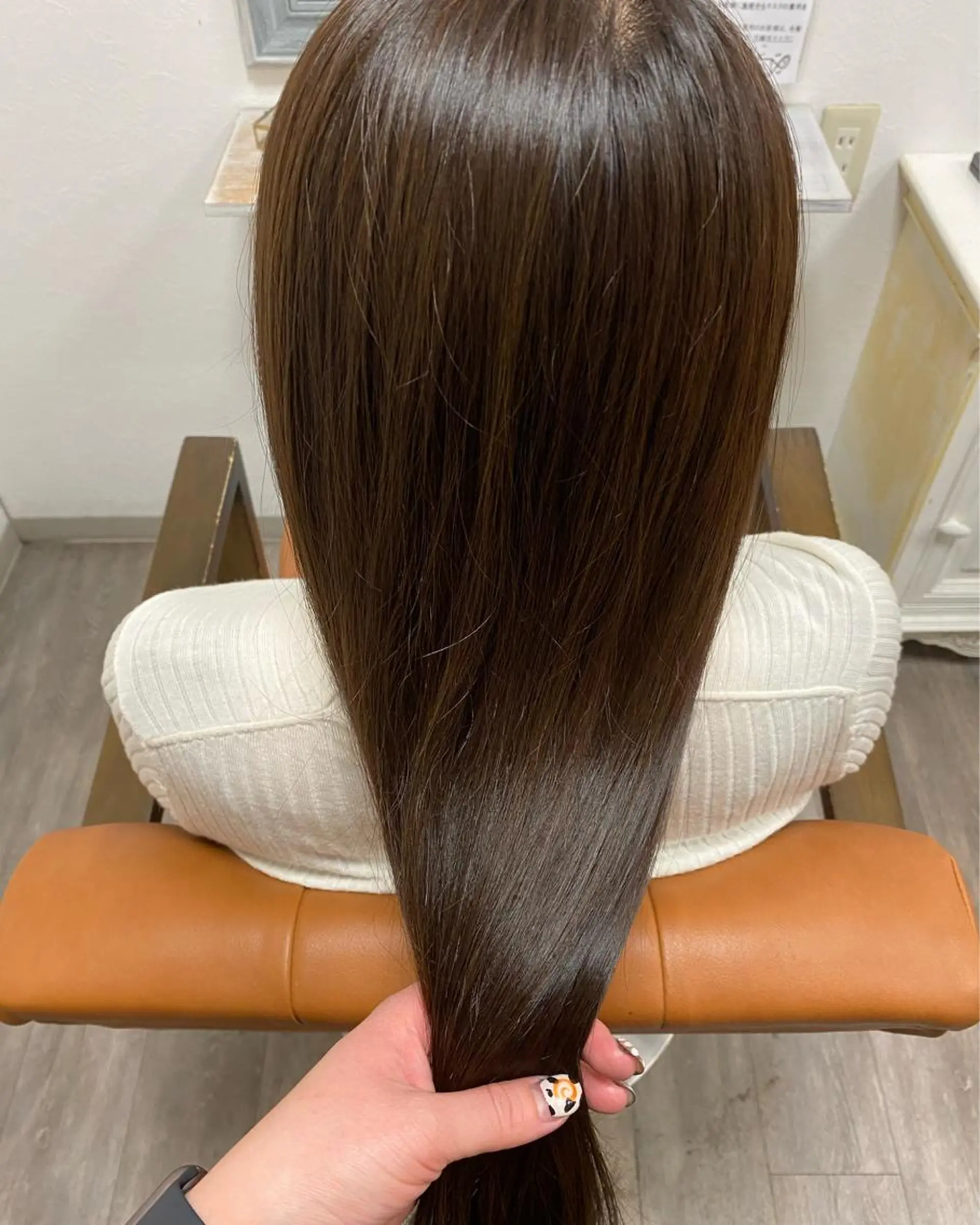 ロング カラー 柳坪 まなのヘアスタイル