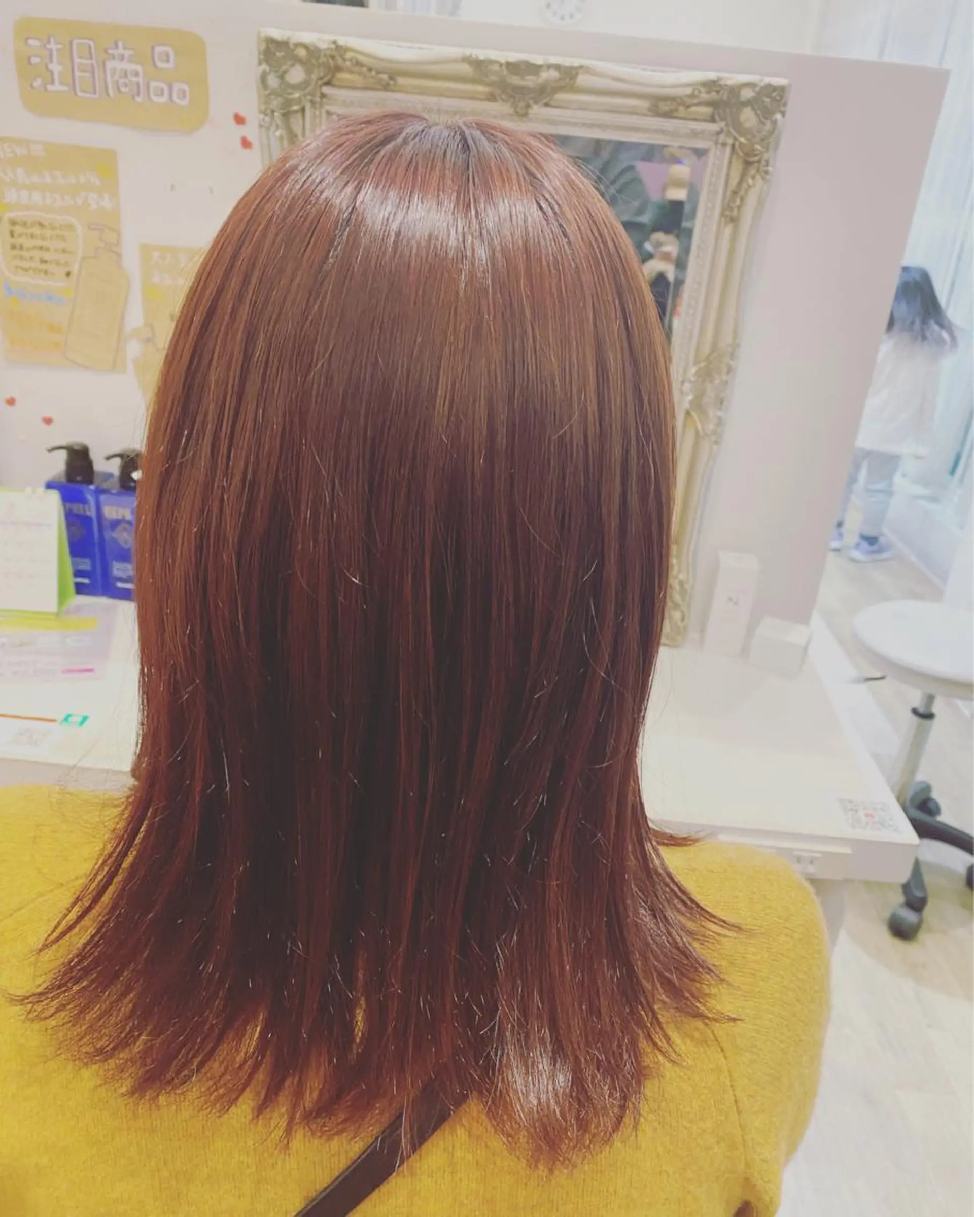 ミディアム あ いのヘアスタイル