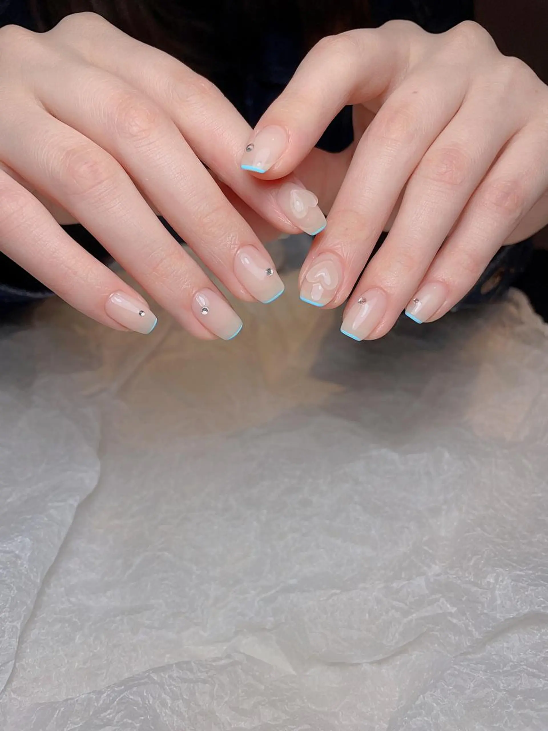 ネイル フレンチネイル ハンドネイル 南野 由希のネイルデザイン