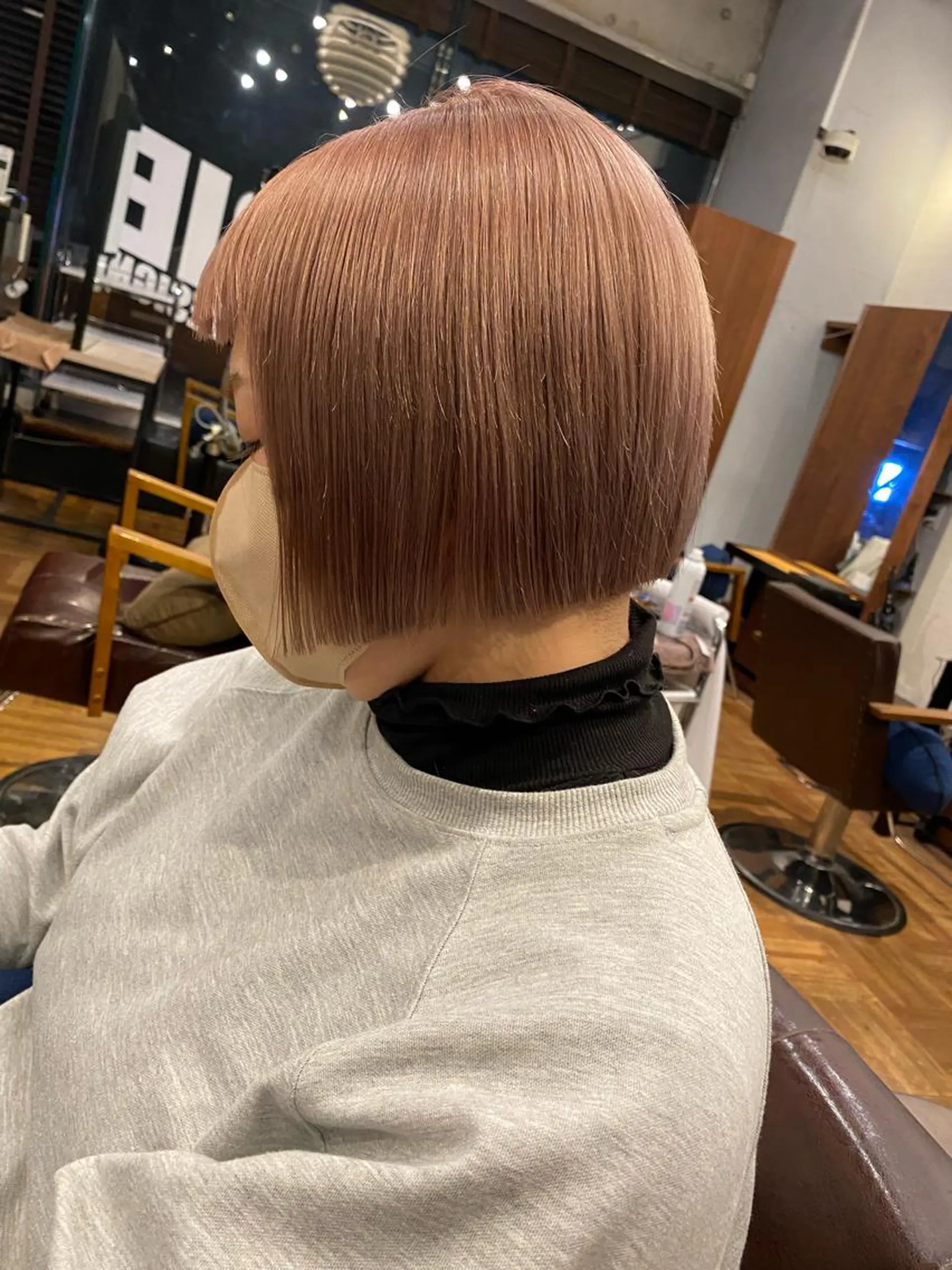 ショート カラー 切りっぱなしボブ ダブルカラー ボブ IRIE HAIR DESIGN所属・IRIE⚡️メンズ/ パーマ⚡️北川聖也のヘアスタイル