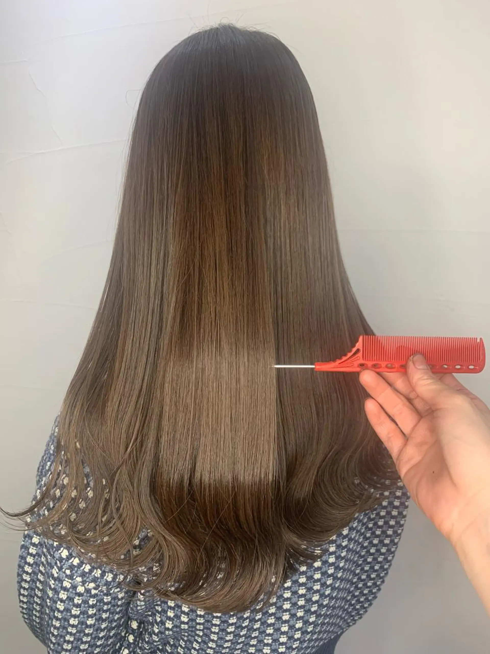 ロング パーマ ハイトーン職人💗 松本輝美のヘアスタイル