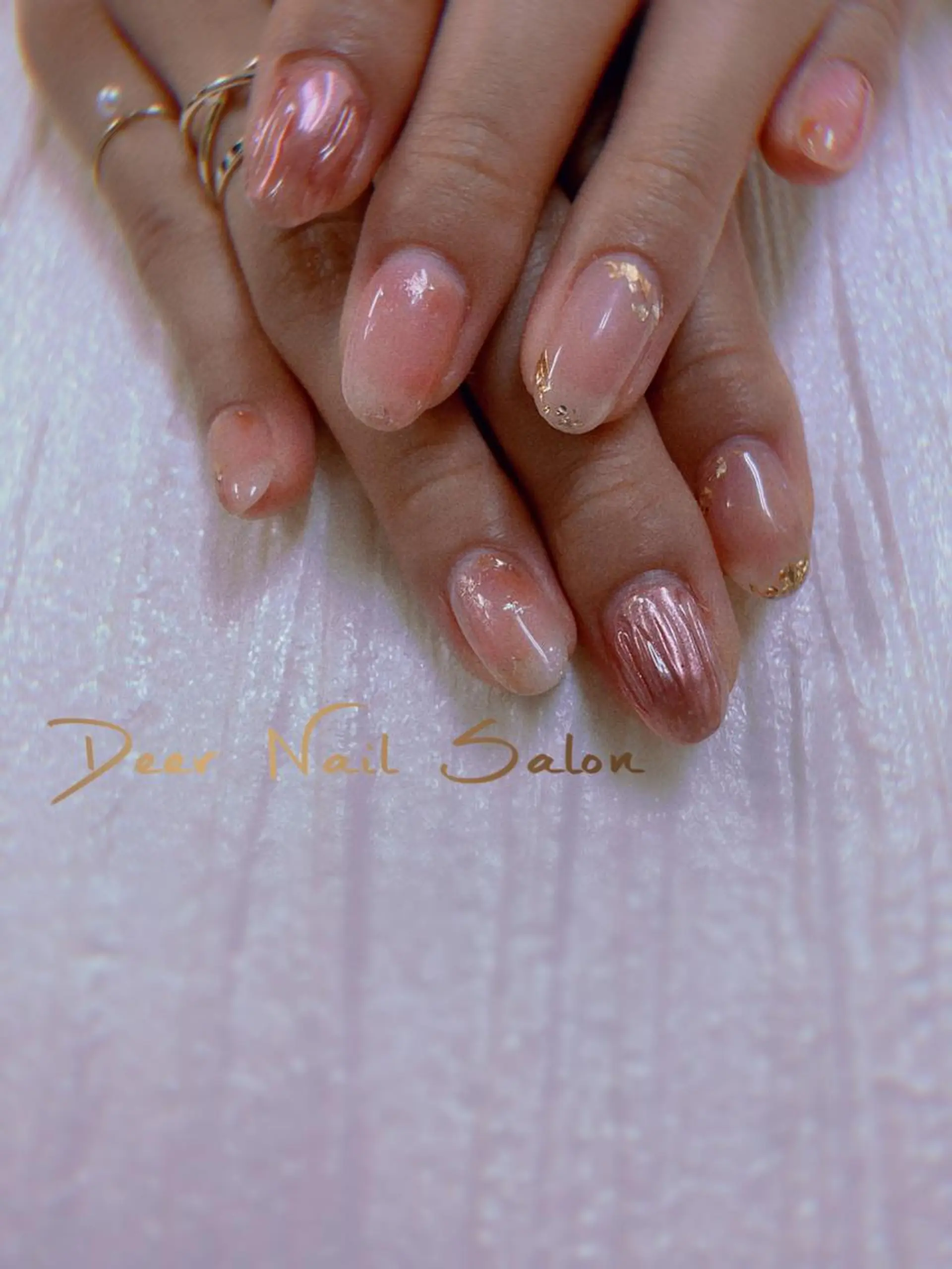 ネイル ハンドネイル Peachy 🍑のネイルデザイン