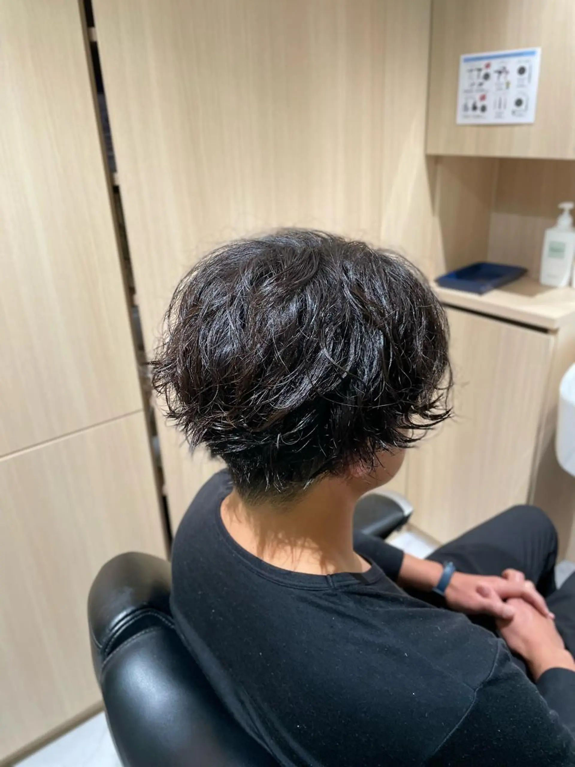 ミディアム パーマ メンズ ミディアムパーマ メンズパーマ スパイラルパーマ カット パーマ 銀座メンズカット/ 銀座メンズパーマ/のヘアスタイル