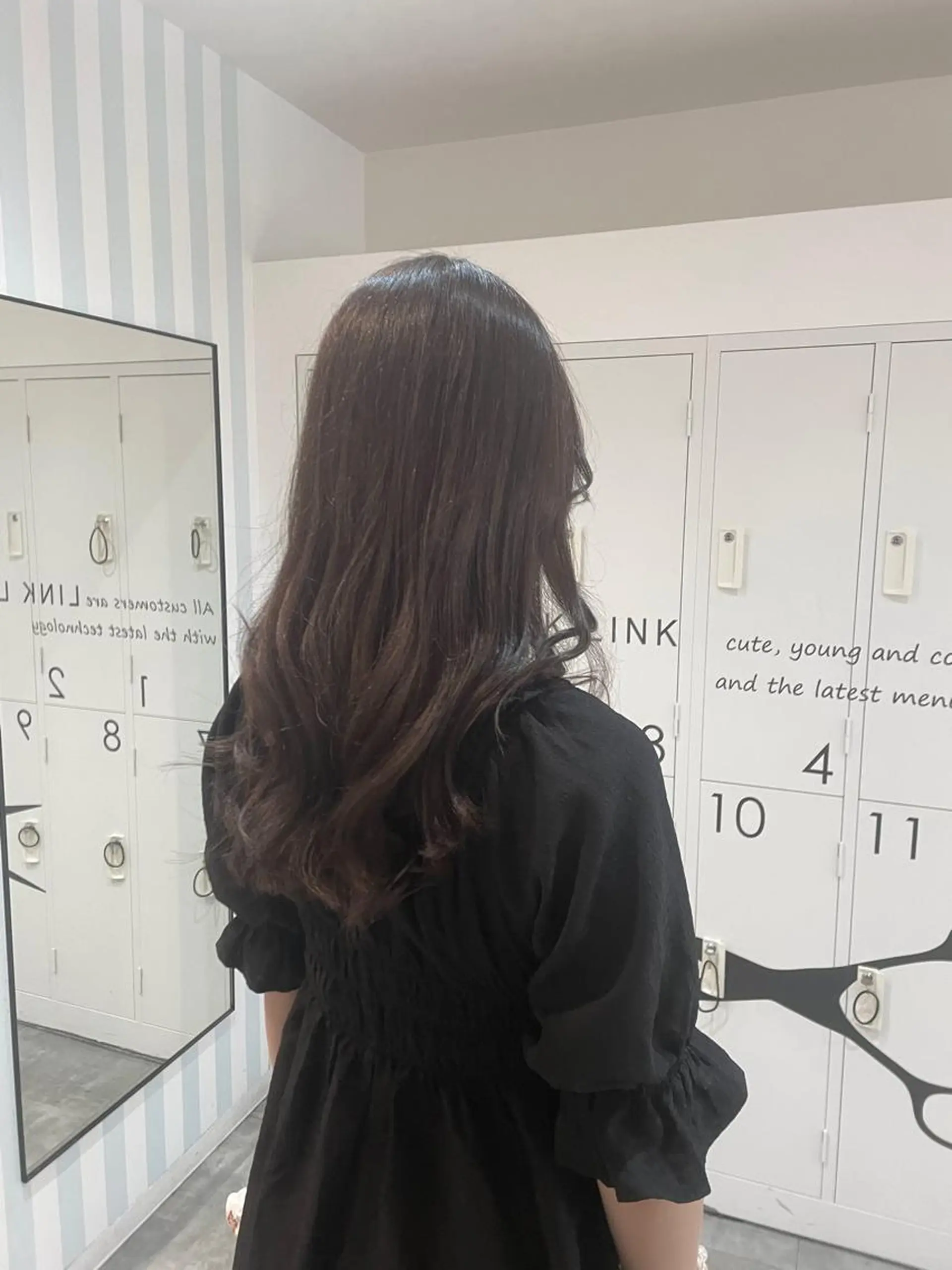 ロング カラー ヤマナカ エリカのヘアスタイル