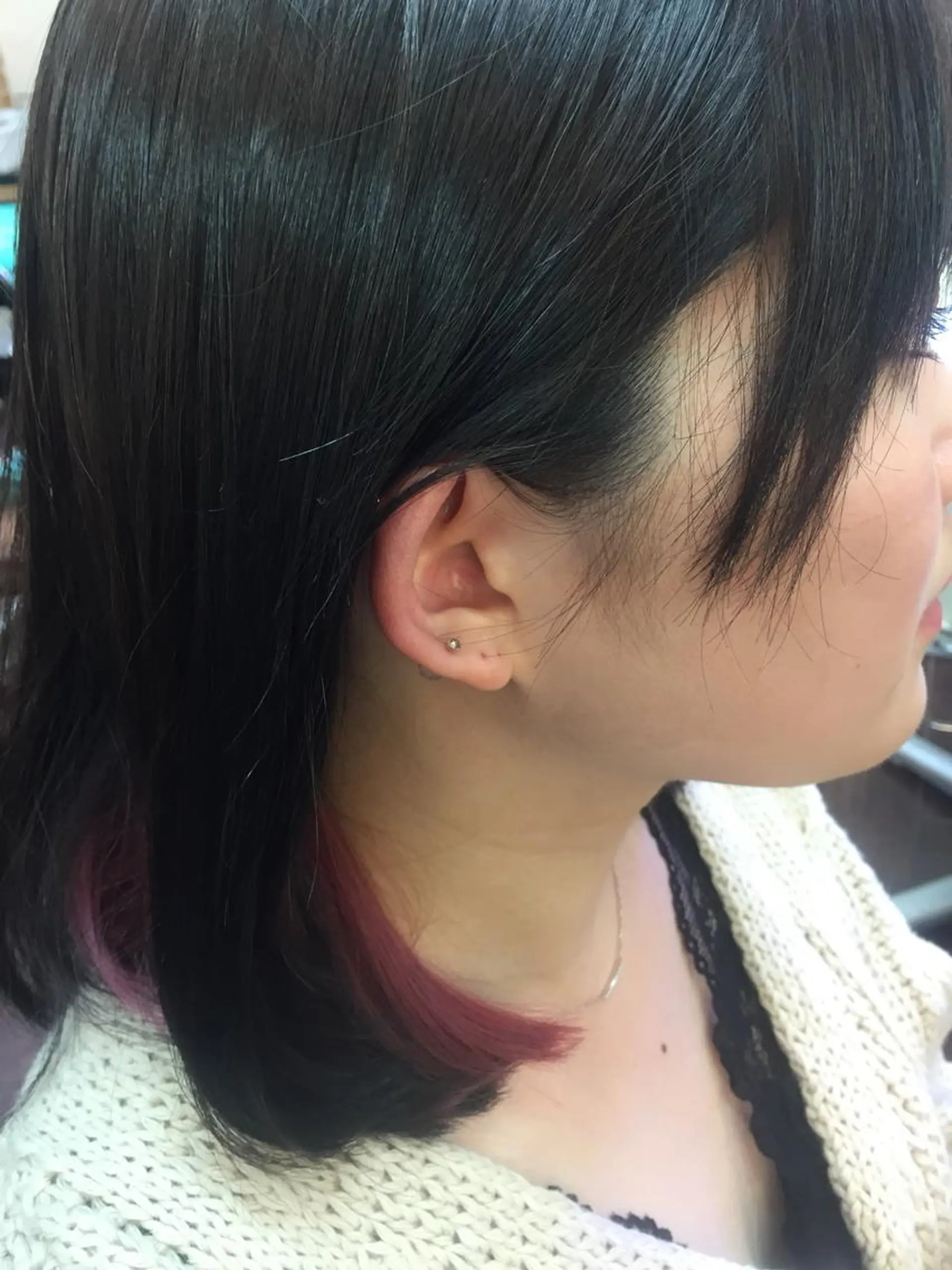 ミディアム カラー 桧山 真のヘアスタイル