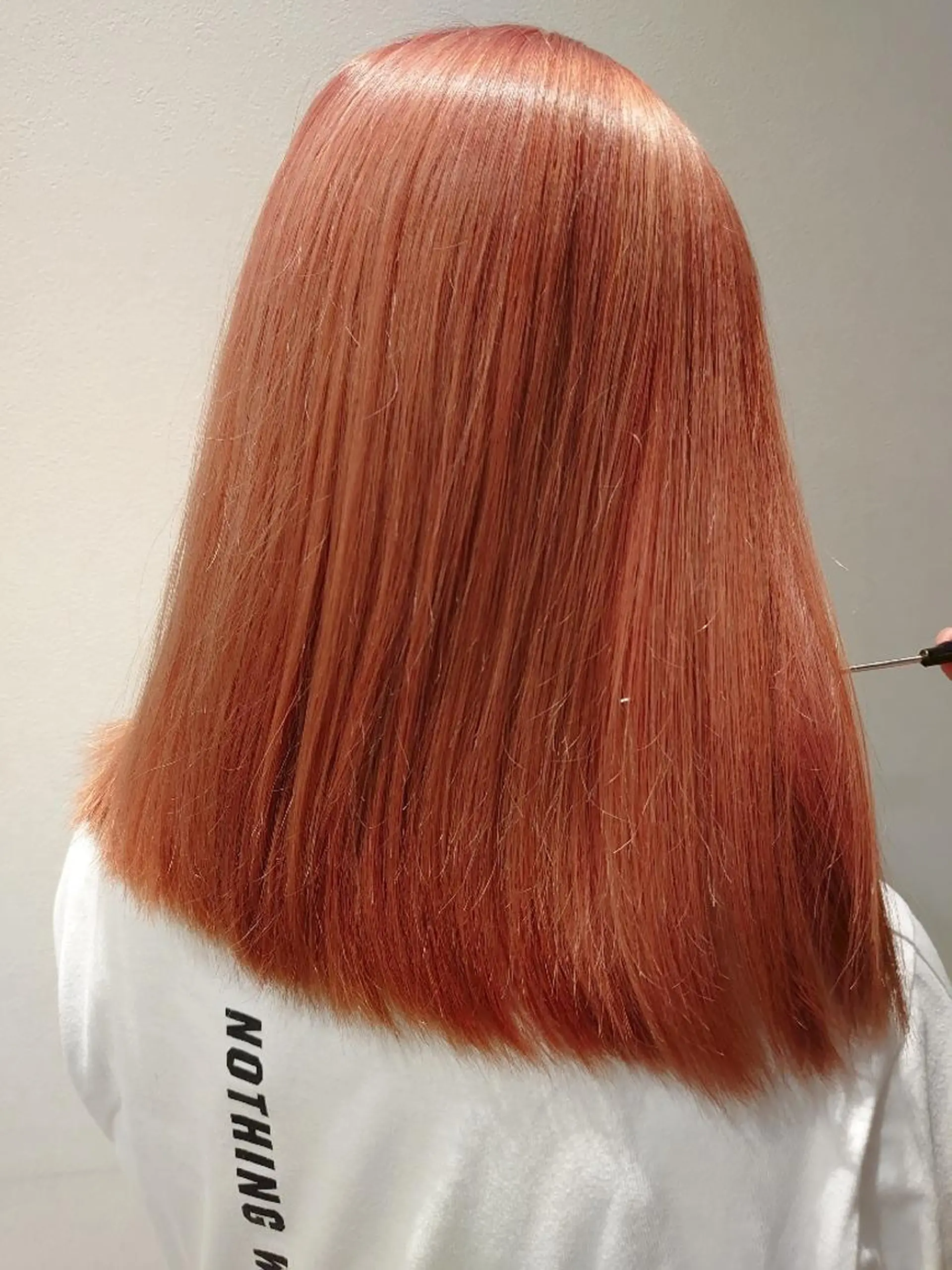 カラー ミディアム ピンクカラー 髪質改善/ブリーチ 田代 龍我のヘアスタイル