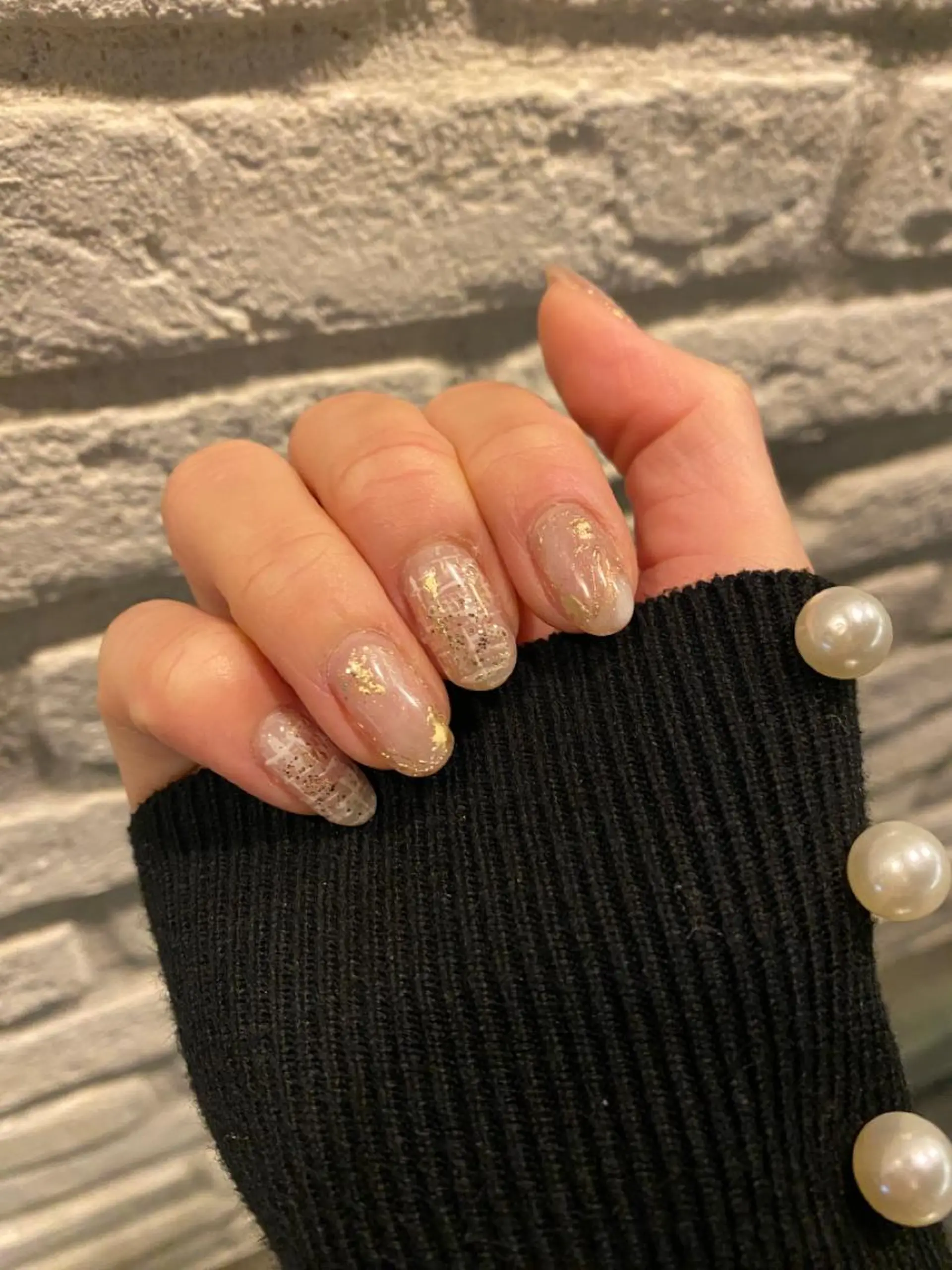 ネイル アニマル柄 アートネイル オーロラネイル クリアネイル 成人式 ハンドネイル ハンドケア Lililas サロン&スクールのネイルデザイン