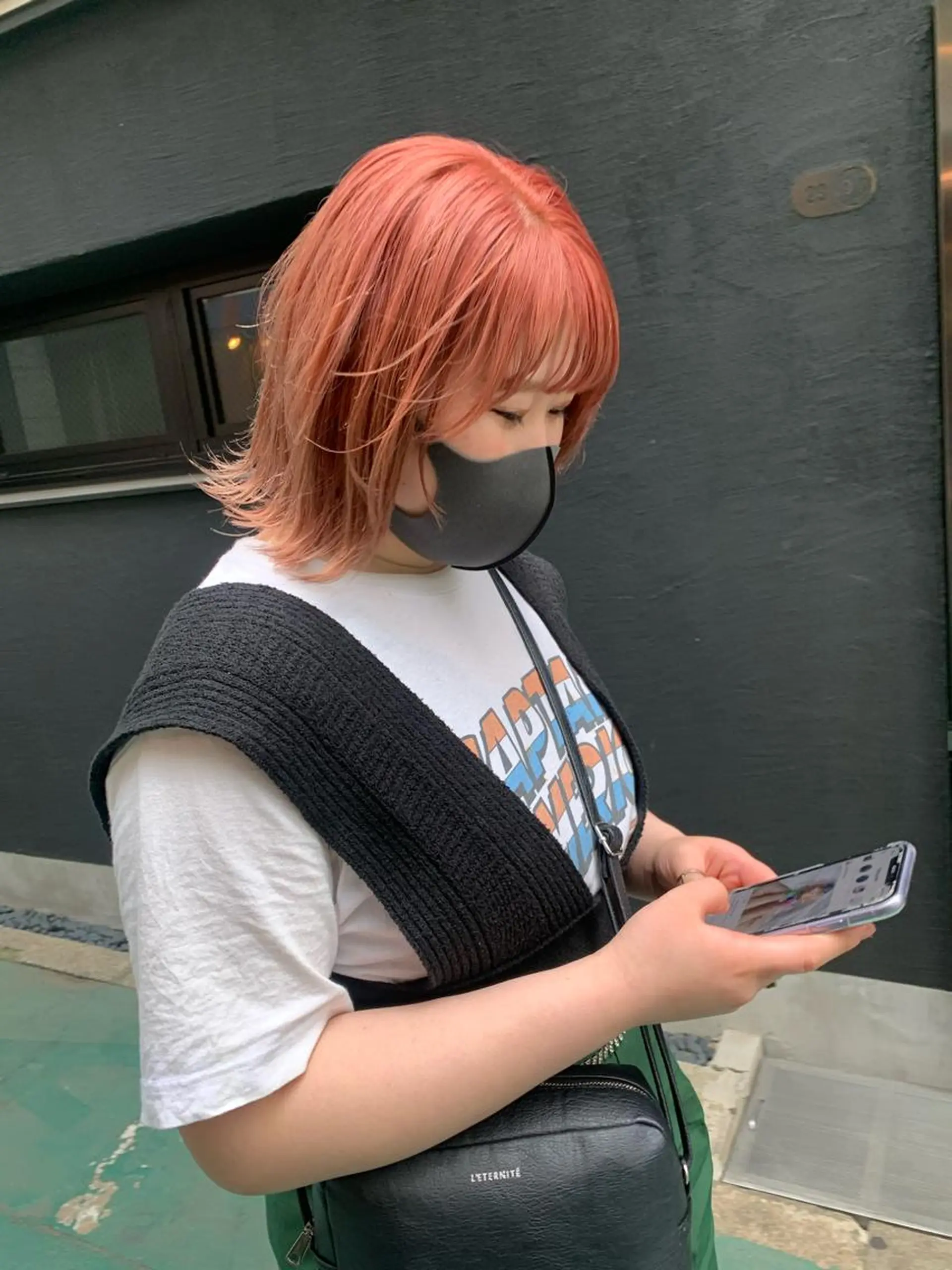 ミディアム カラー ピンクカラー 🪽似合わせカラー RENA.🪽🩶のヘアスタイル