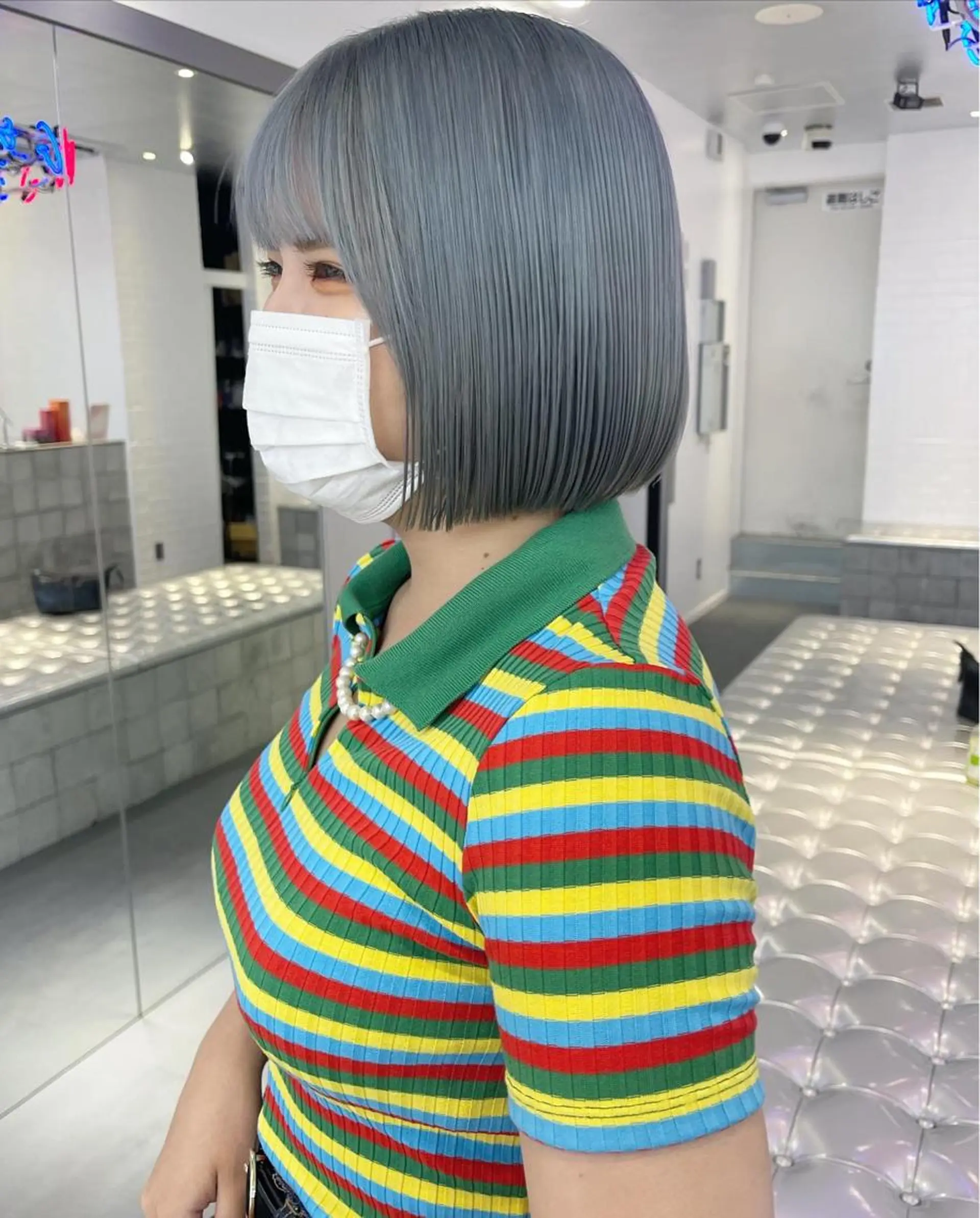 ショート カラー カット ヘアカラー トリートメント 透明感カラー× レイヤーカット✨高梨のヘアスタイル