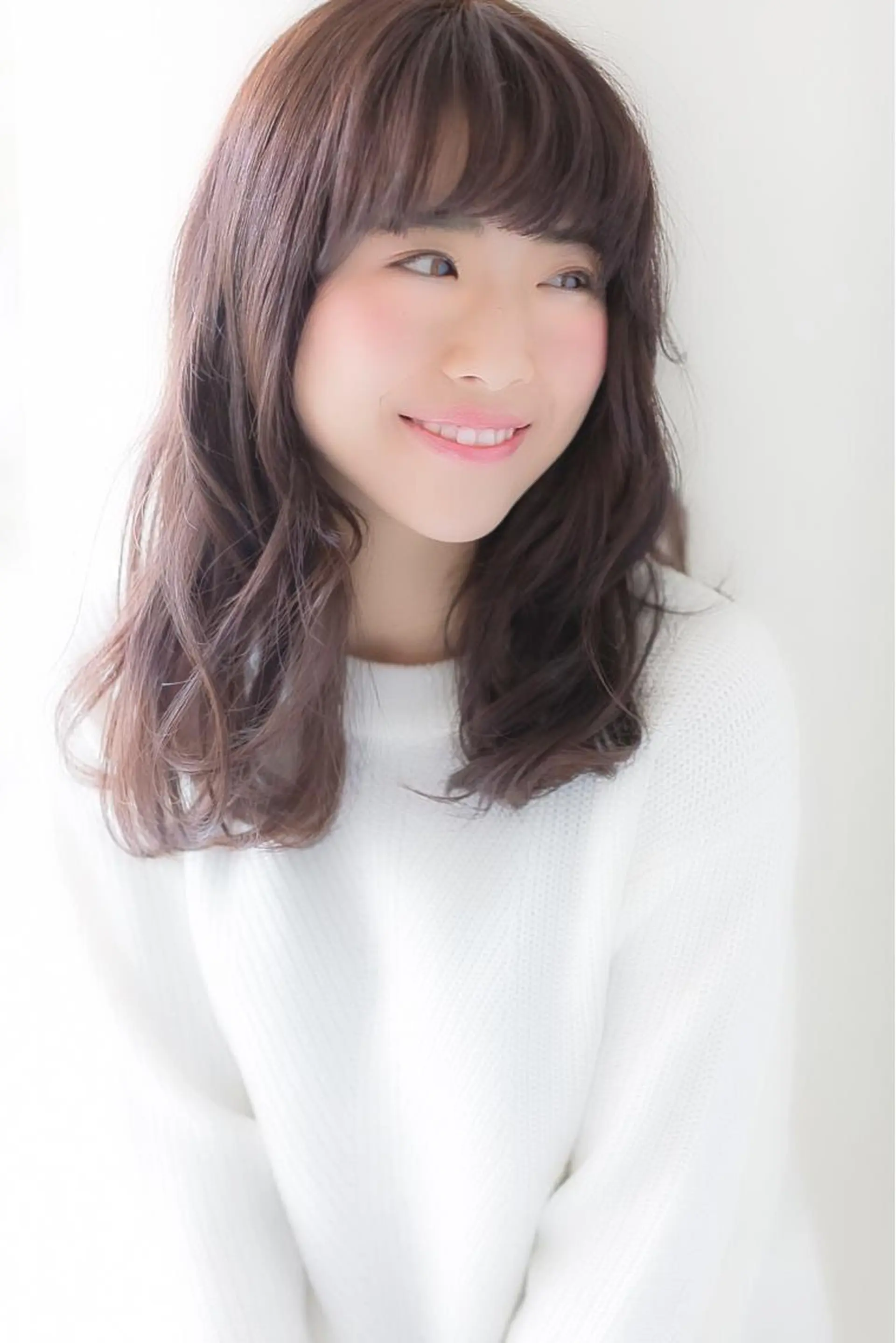 ミディアム カラー カット ヘアカラー トリートメント 【垢抜け大人髪】 TIARA西山のヘアスタイル