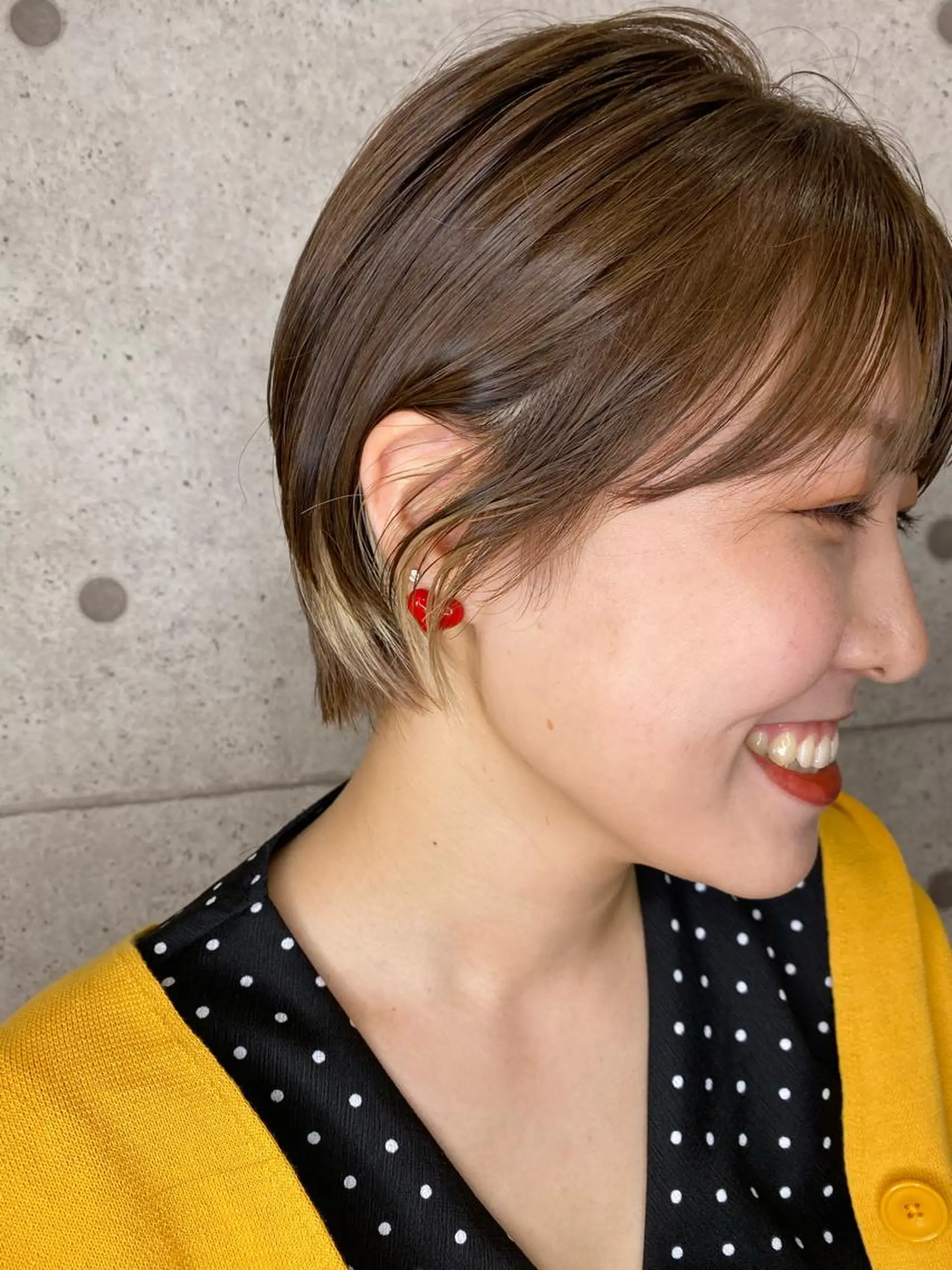 ショート カラー 🌿 Y U Iのヘアスタイル