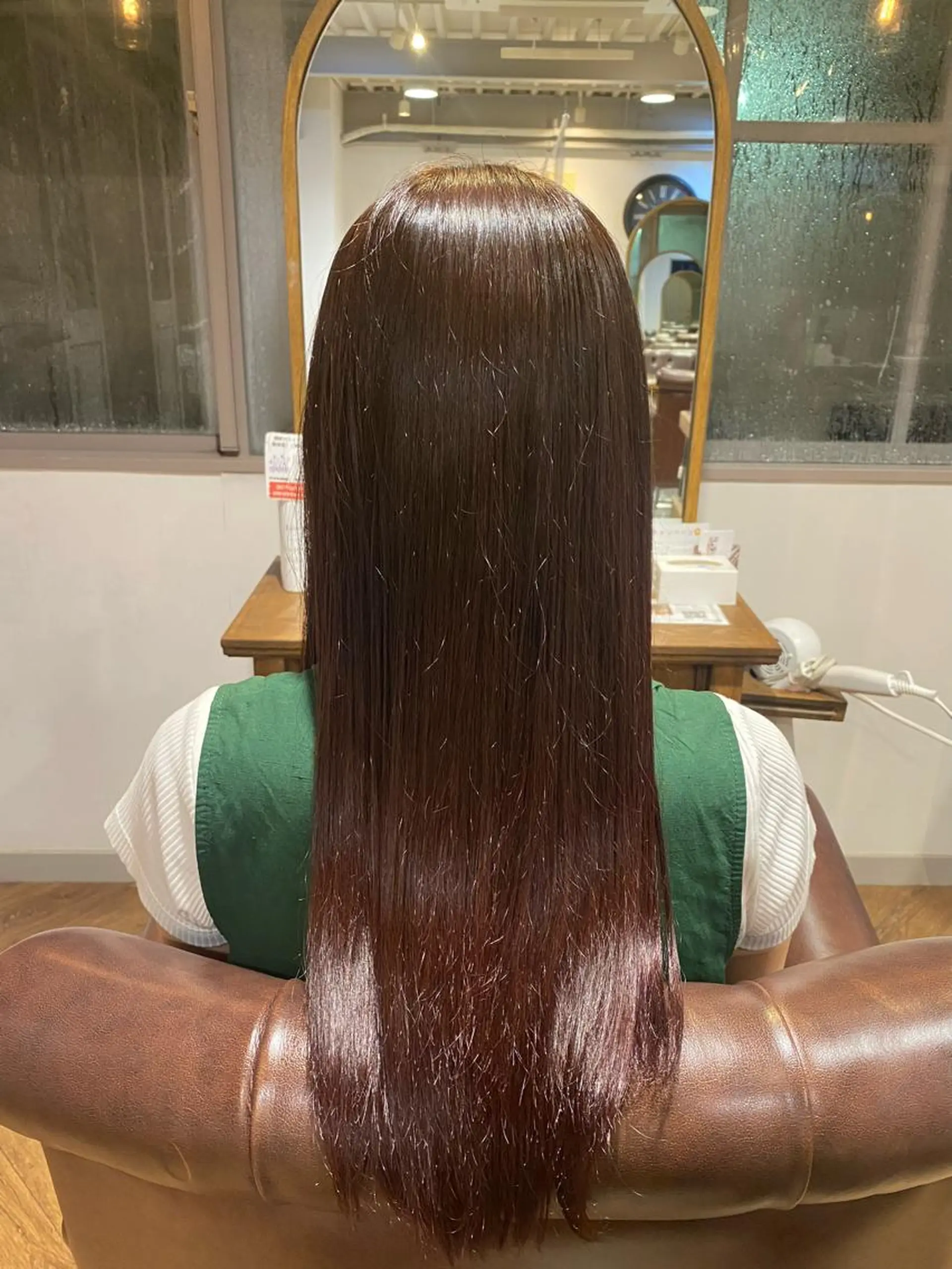 ロング カラー 透明感カラー ピンクカラー バイオレットカラー 馬渕 拓海のヘアスタイル