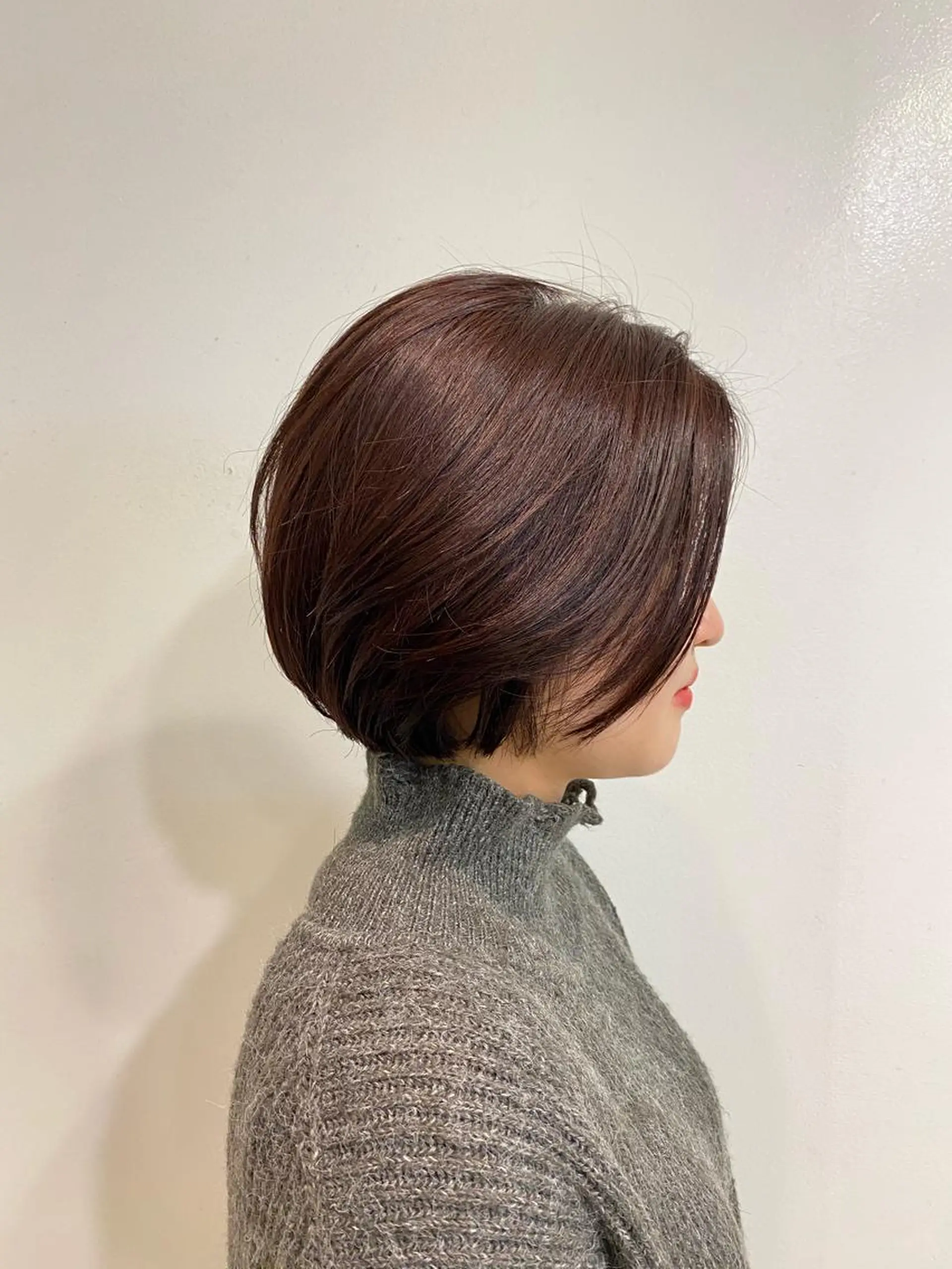 ショート ボブ かきあげバング driP.　by HAVANA所属・パーマ / ボブ /ショート 谷口 陸のヘアスタイル