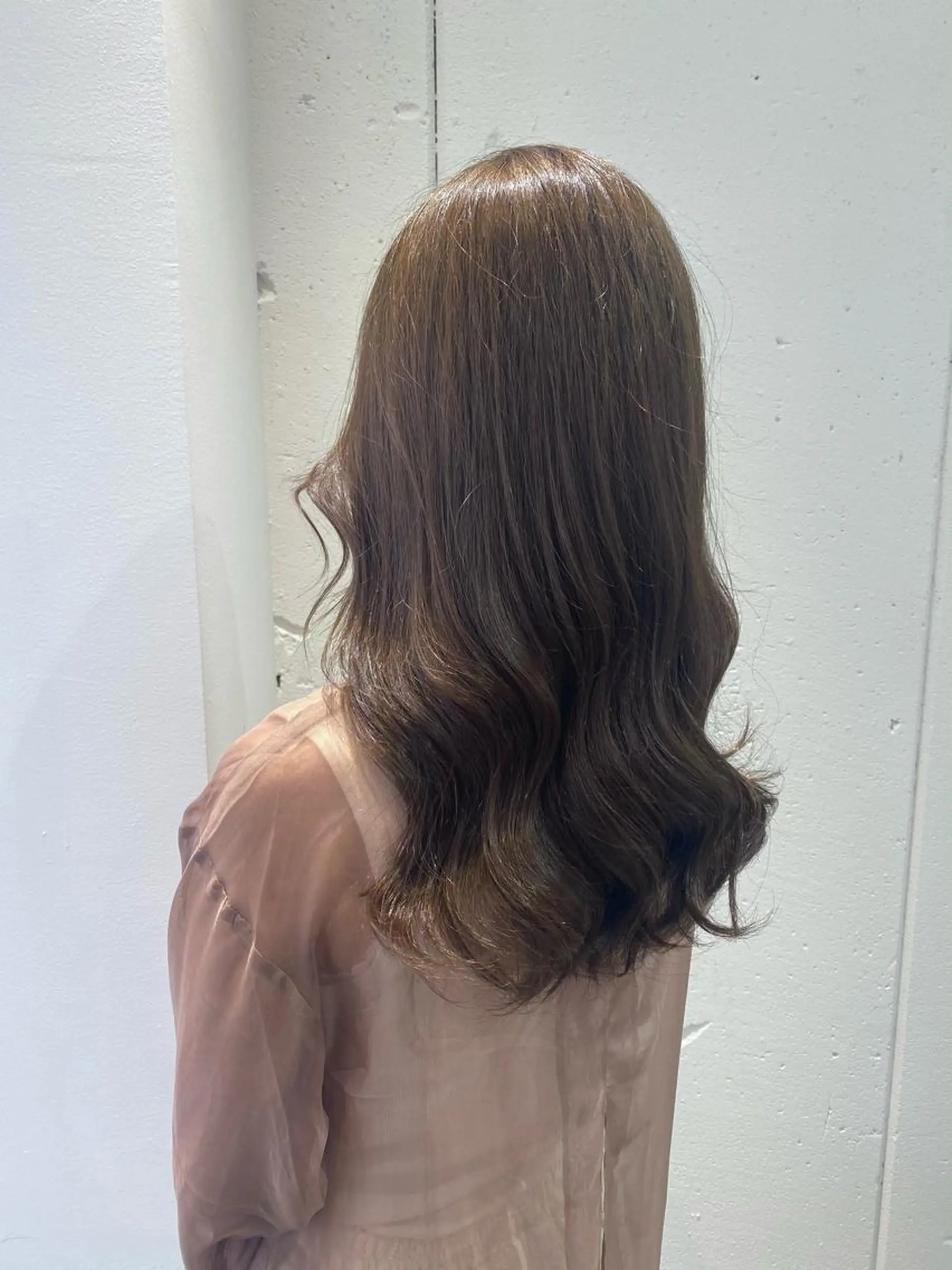 セミロング カラー kico home 肥後橋店所属・似合わせレイヤー 阿波座/ふじむらのヘアスタイル