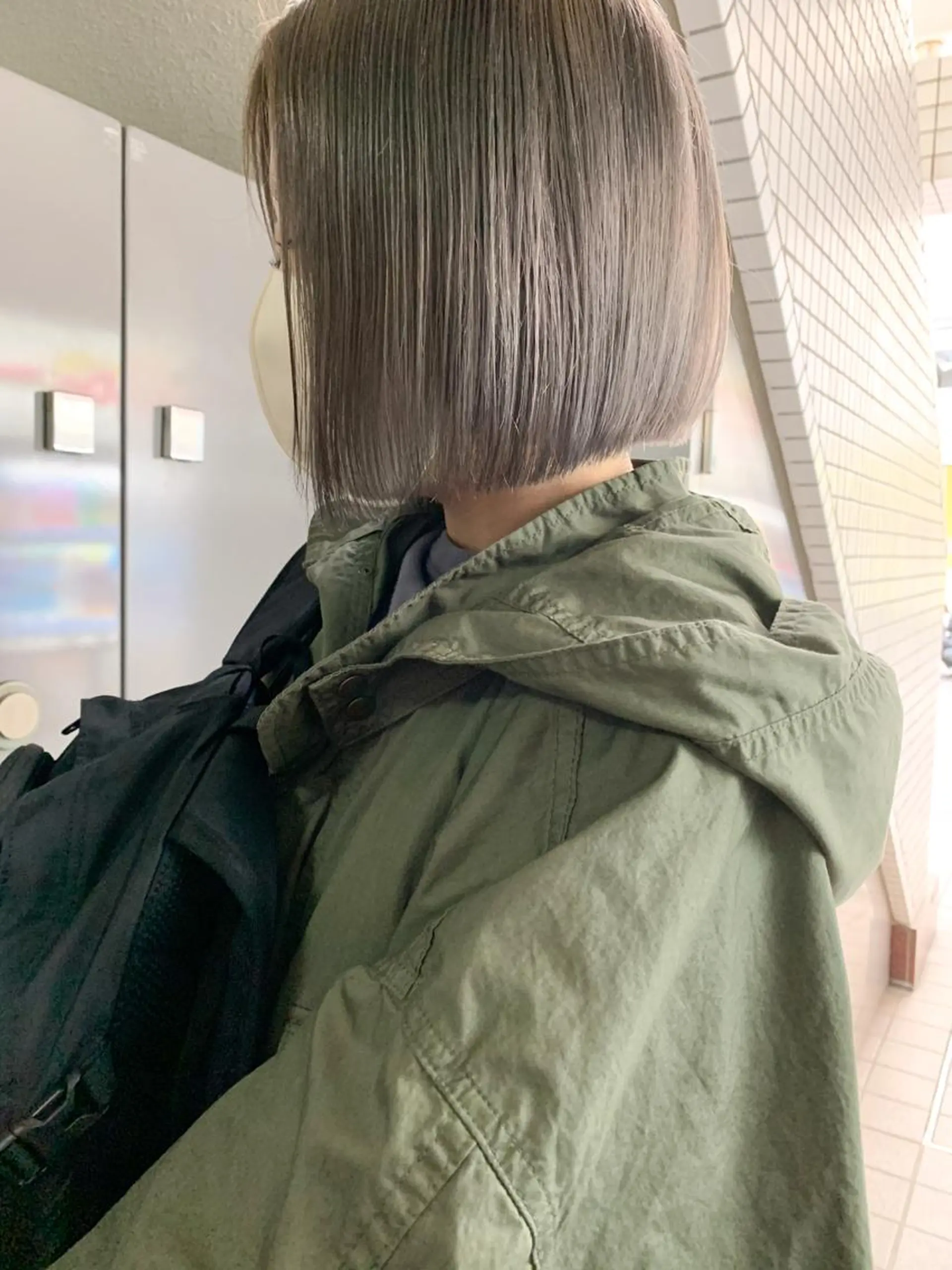 ショート カラー ヘアアレンジ ベージュカラー ブリーチ ハイトーンカラー ペールベージュ カット ヘアカラー トリートメント 🌿ショート🌿 パーマ🌿淳平のヘアスタイル