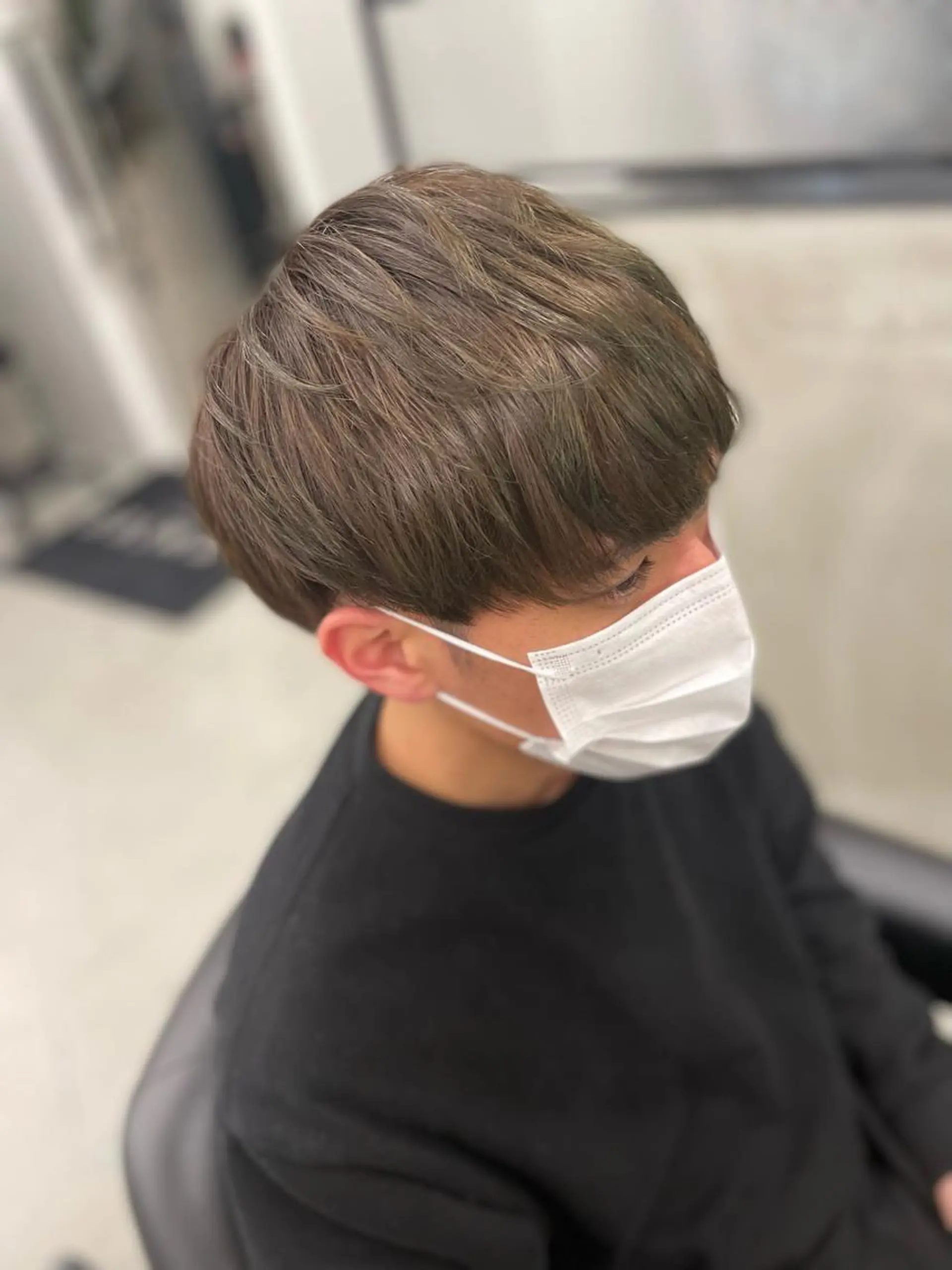 ショート カラー メンズ いなみね はるきのヘアスタイル