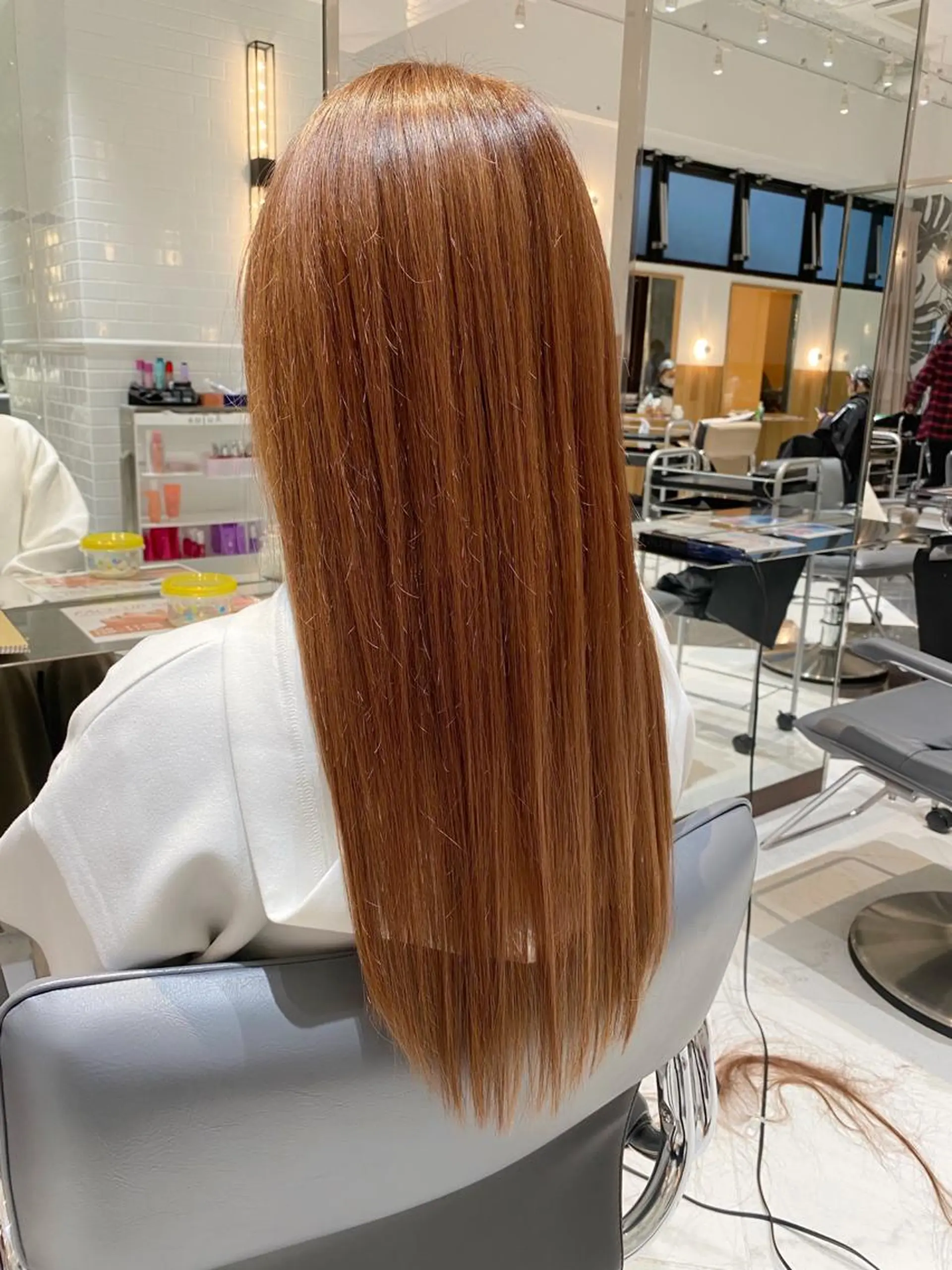 ロング カラー ベージュカラー ブリーチ 透明感カラー デザインカラー ピンクカラー カット ヘアカラー ボブ/ハイトーン 立川loose 下田のヘアスタイル