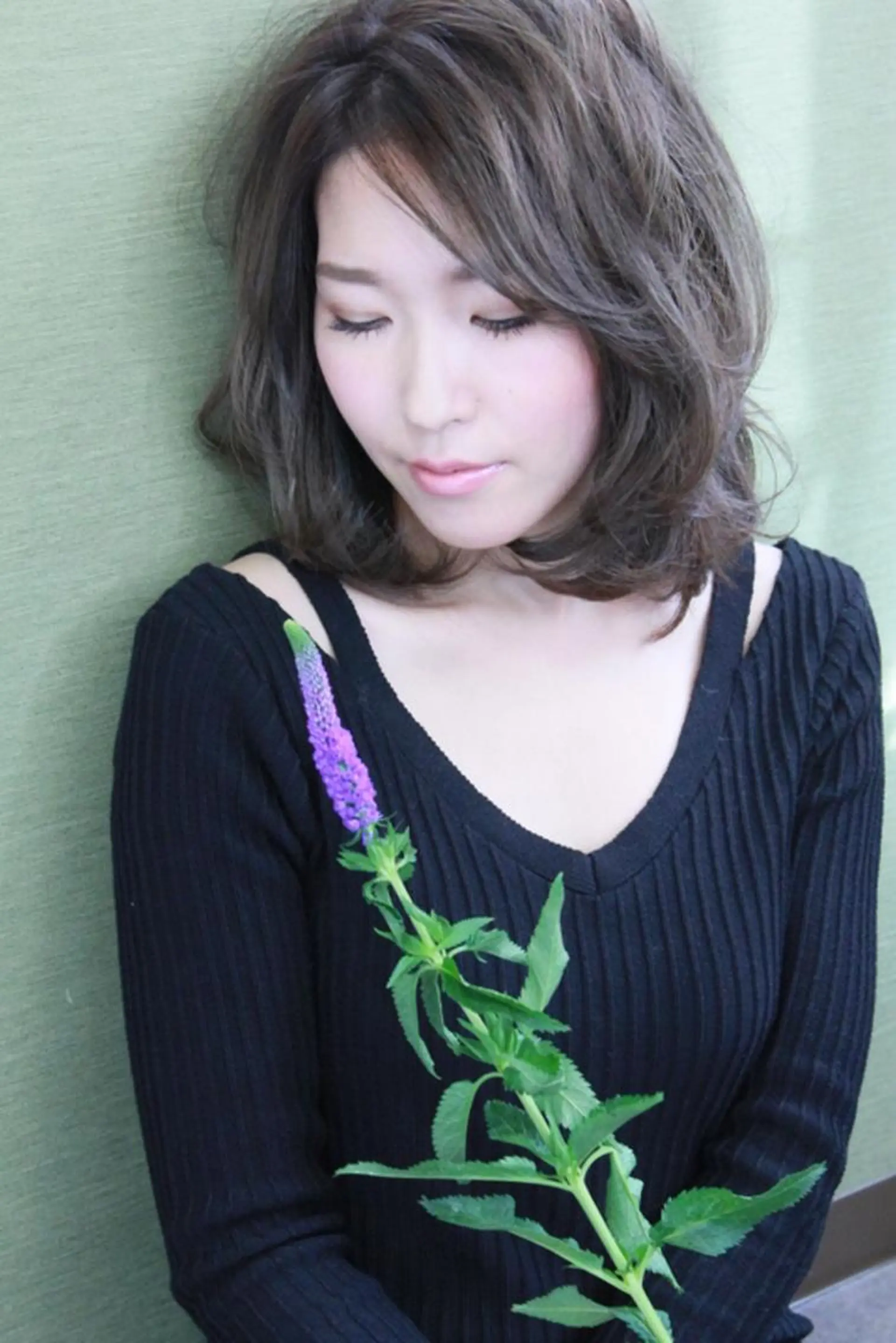 ミディアム カット ヘアカラー トリートメント VERONIQUE所属・艶髪✴︎髪質改善 VERONIQUEのヘアスタイル