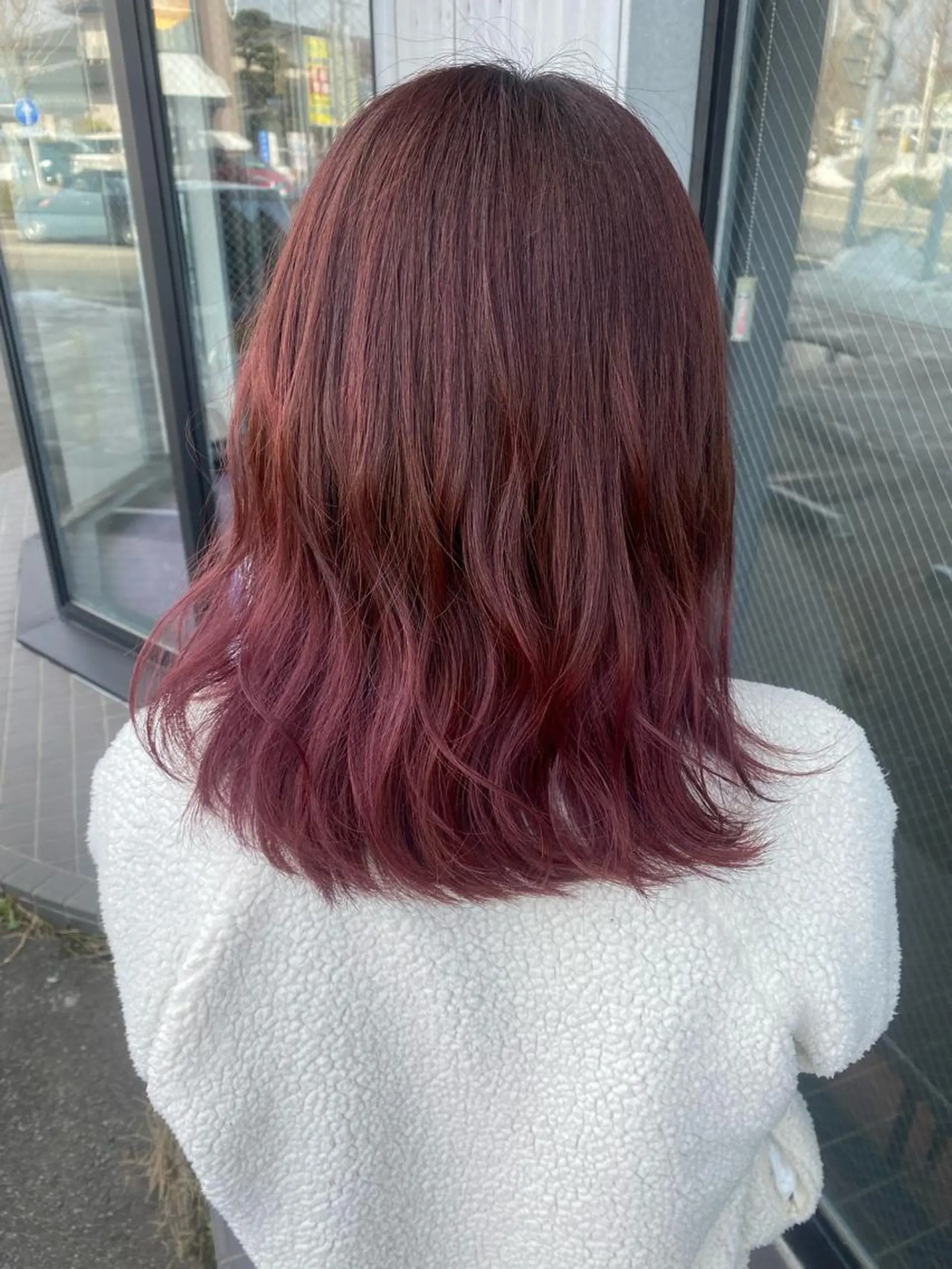 セミロング カット ヘアカラー Number CHIHIROのヘアスタイル