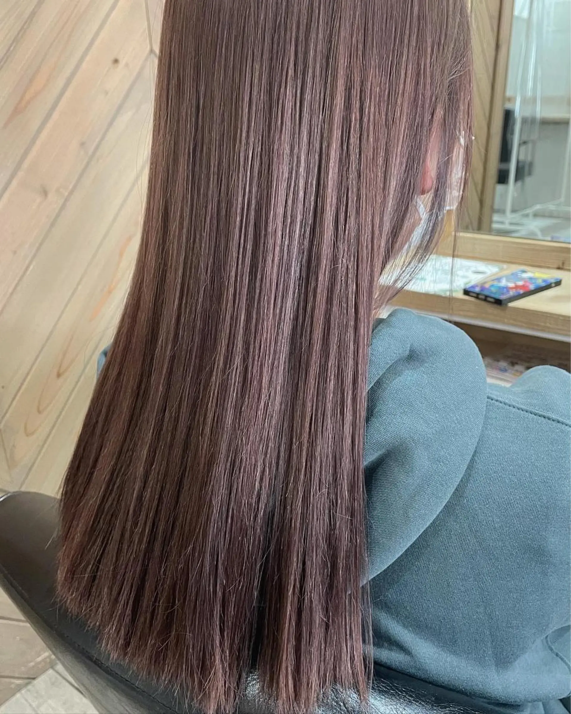 ロング カラー ヘアカラー トリートメント sherry【シェリー】所属・miho 大国町 柔らかハイトーン💛のヘアスタイル