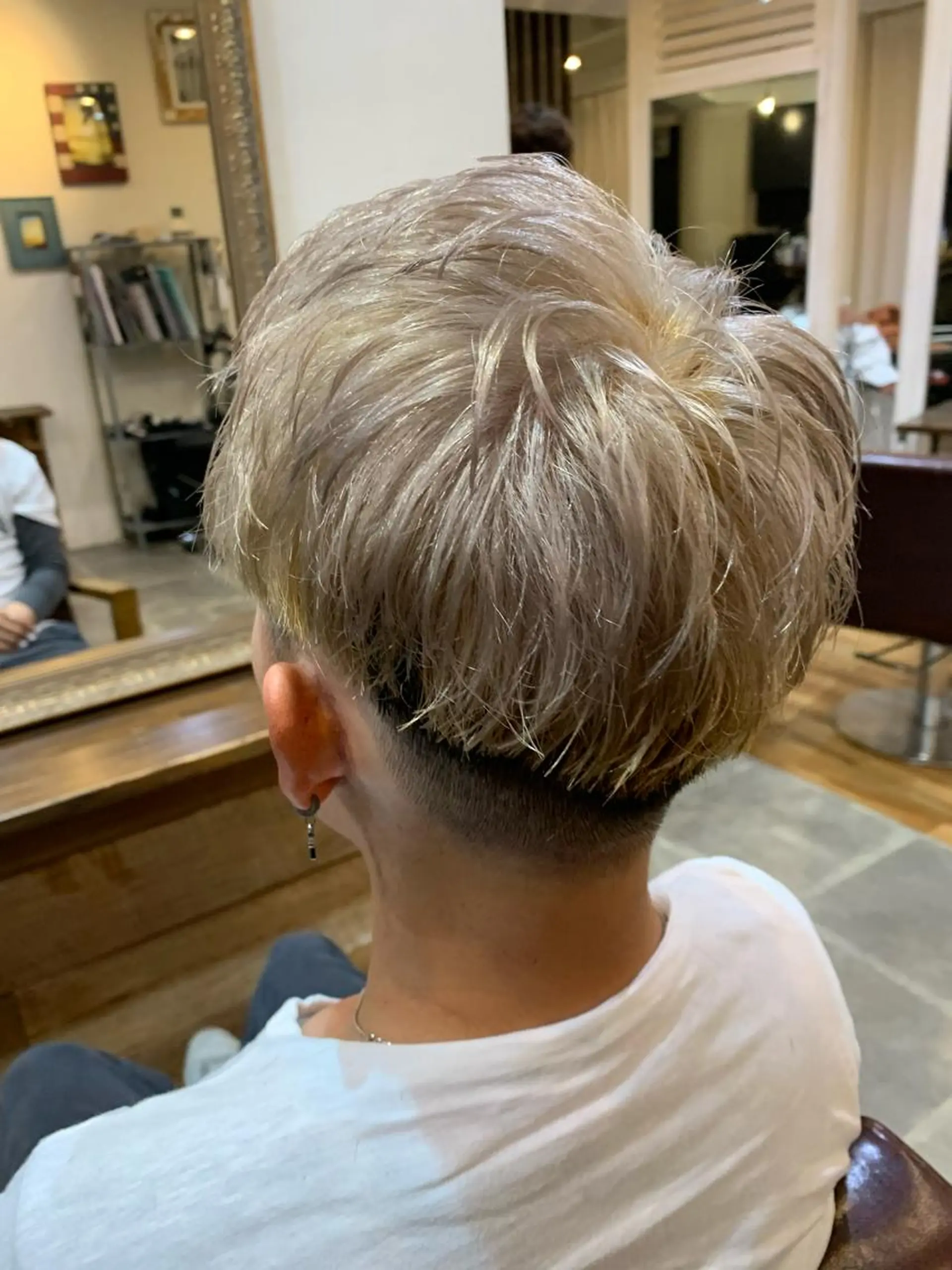 ショート カット ヘアカラー トリートメント CECIL hair なんば店所属・メンズパーマ 艶髪☆店長☆有馬のヘアスタイル