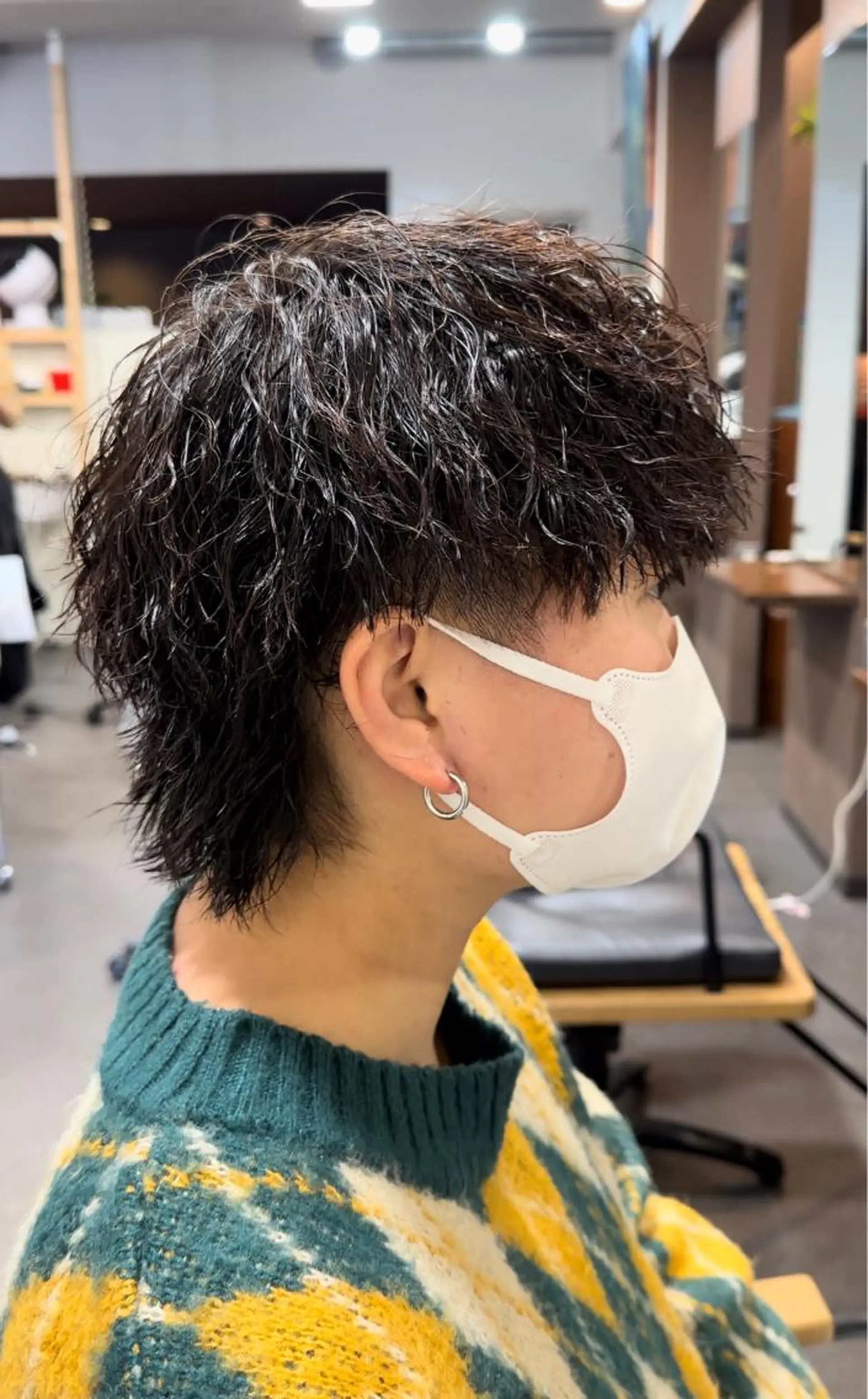 パーマ メンズ マッシュウルフ マッシュ メンズパーマ プードルパーマ スペインカール カット パーマ 年間2000名担当◎ パーマ職人/仲原佑樹のヘアスタイル