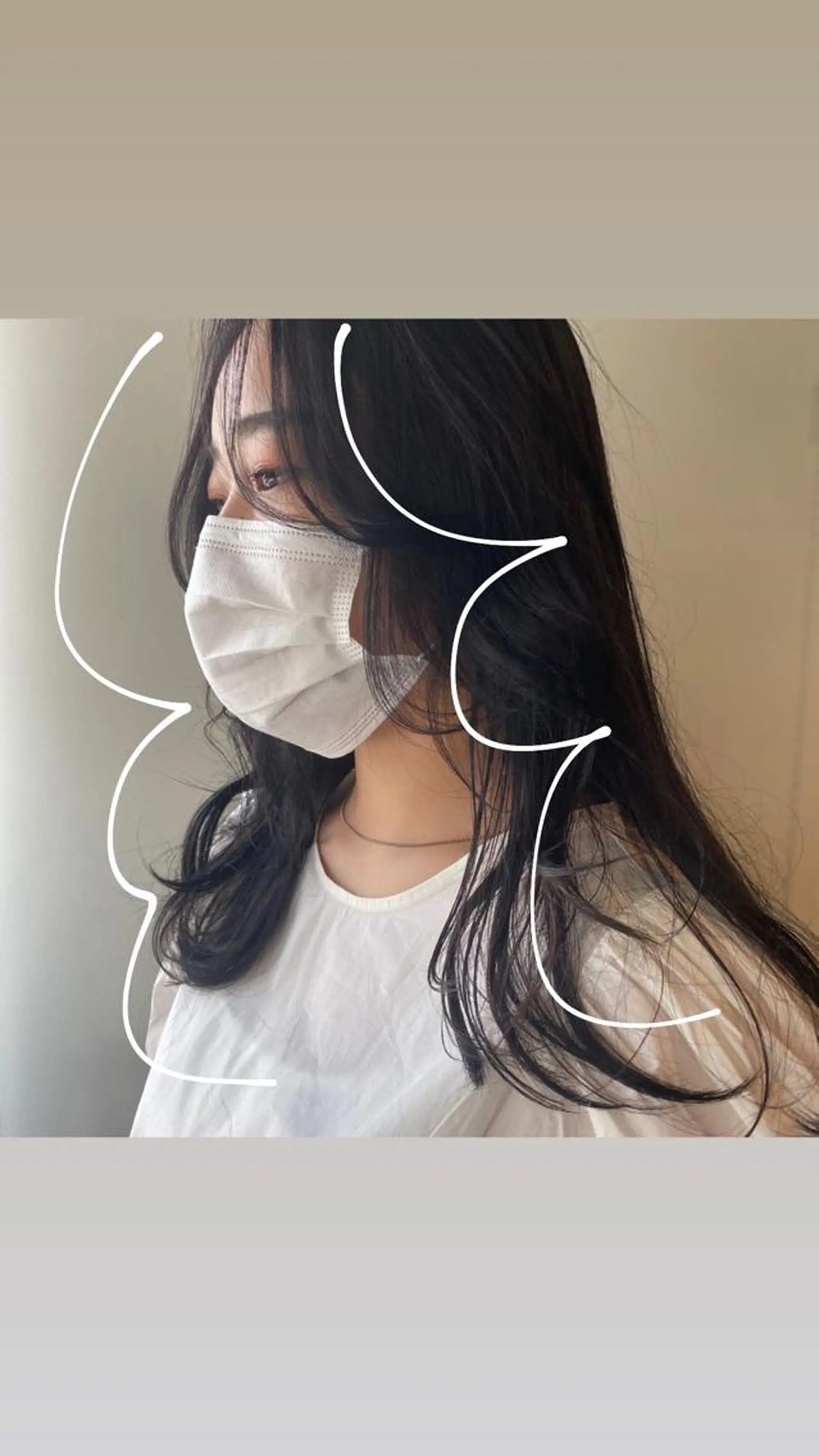 ロング カラー パーマ 透明感カラー ディープラベンダー ラベンダーカラー GIVET (ジヴェ)所属・撮影モデル募集 🦋soemikaのヘアスタイル