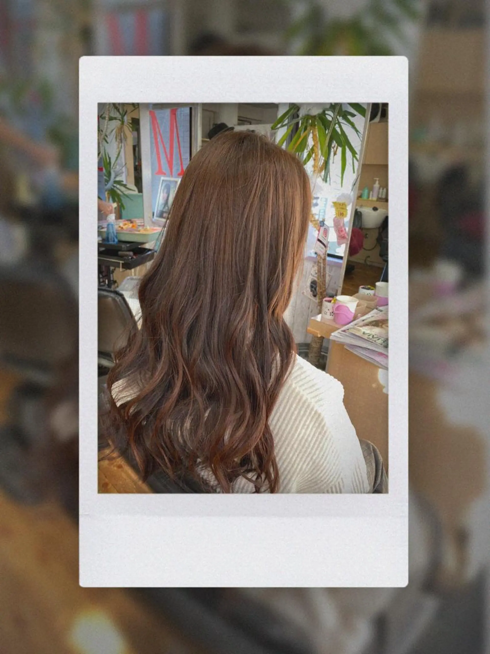 ロング カラー kimiwada maiのヘアスタイル