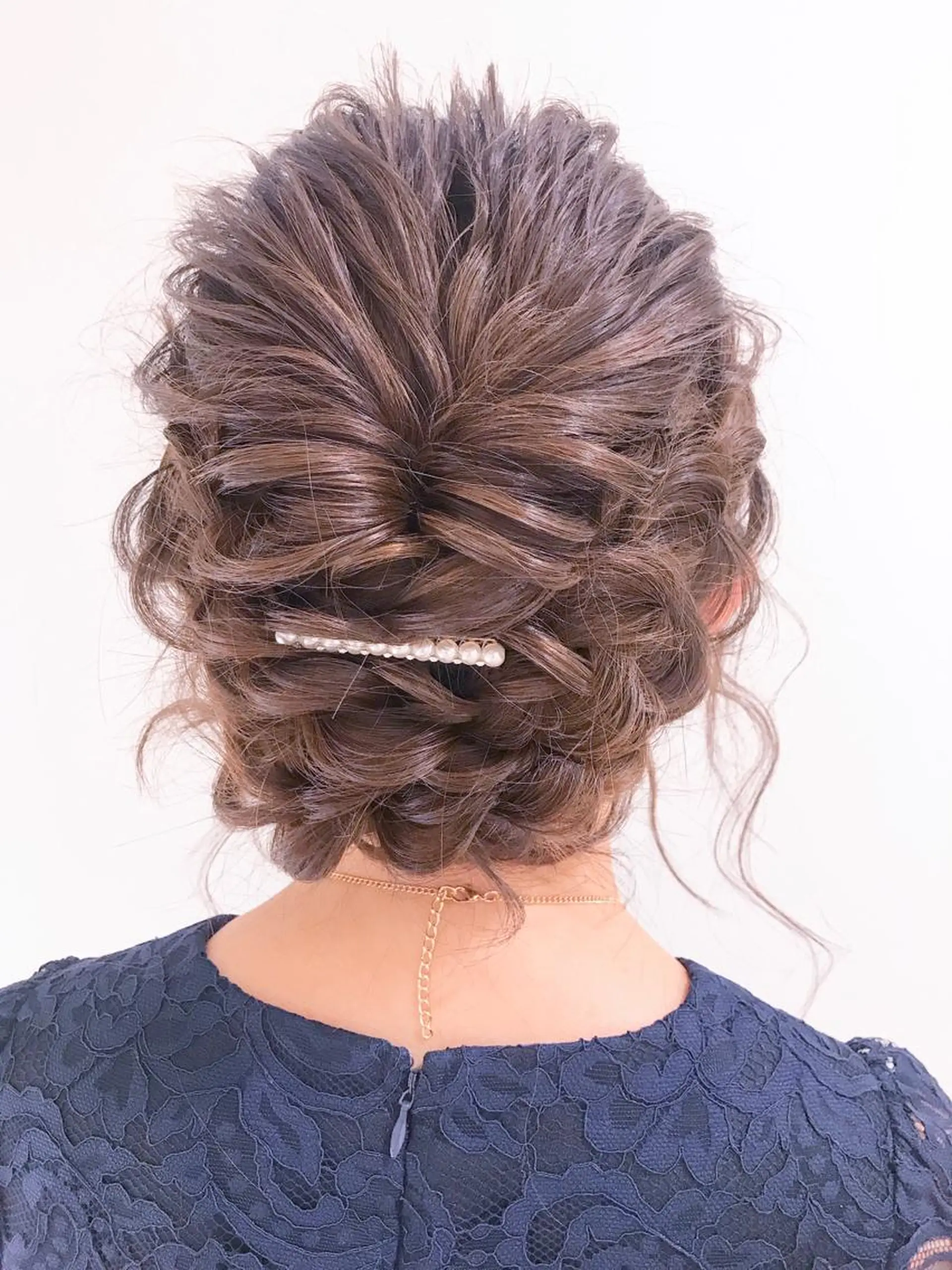 セミロング ヘアアレンジ 横浜🍒ルーツカラー エクステ／RIEのヘアスタイル