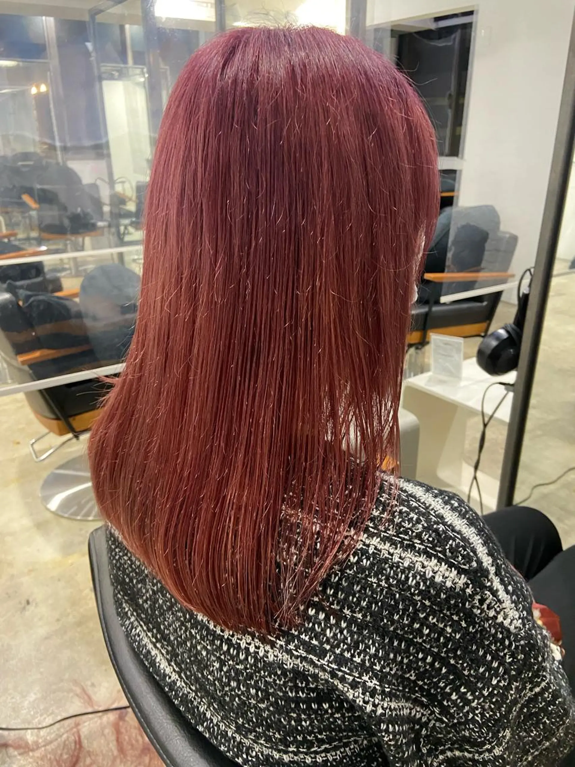 セミロング カラー ブリーチ カット ヘアカラー 🪽似合わせカラー RENA.🪽🩶のヘアスタイル