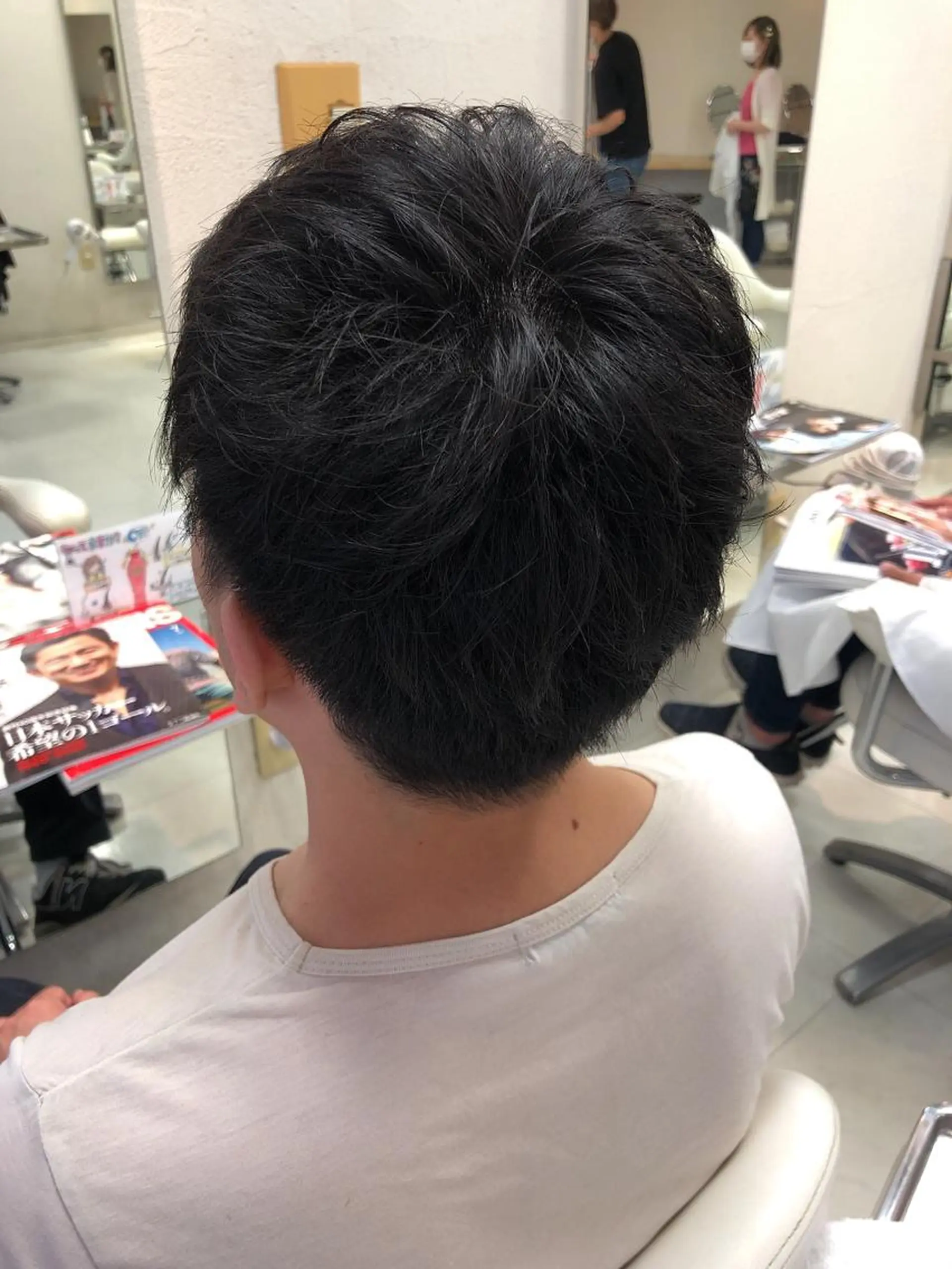 メンズ 刈り上げ 阿部 美咲のヘアスタイル