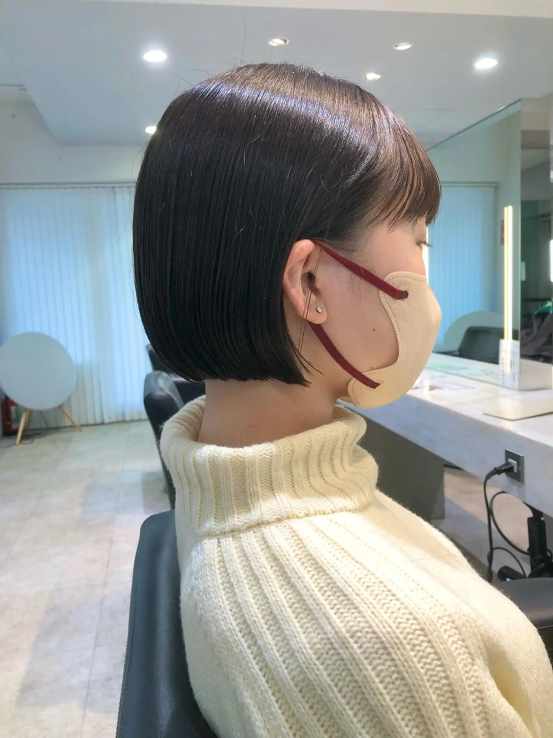 ショート カラー ボブ カット ヘアカラー トリートメント ハイトーン/ブリーチ 似合せカット/パーマのヘアスタイル