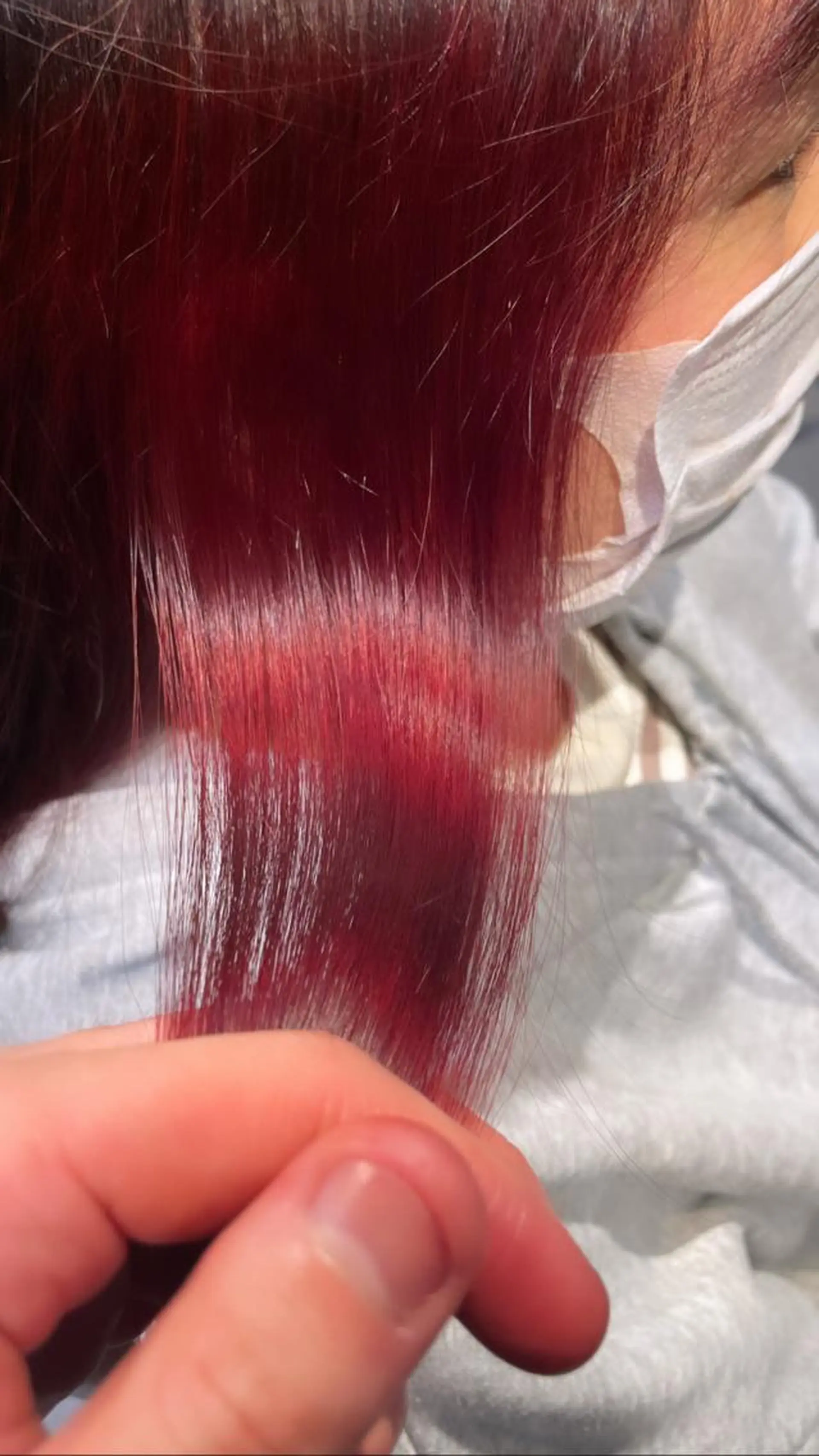 ミディアム ブリーチ&縮毛矯正 🧸tomoki🧸のヘアスタイル