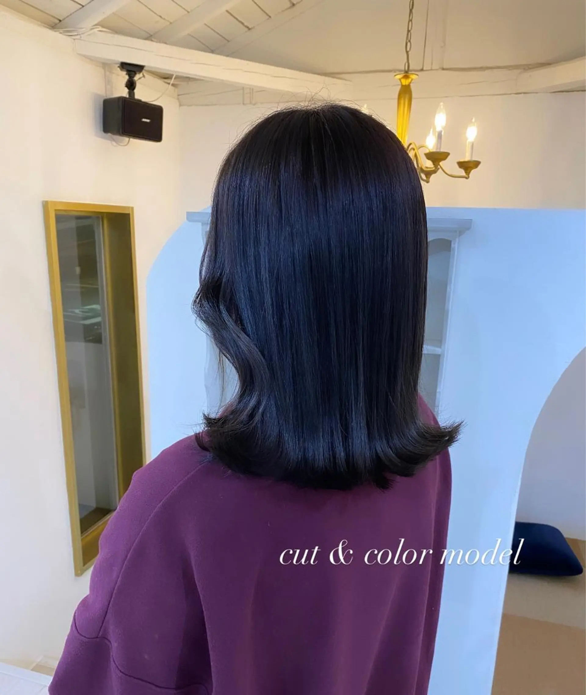 セミロング カラー flen所属・𖤣𖥧𖥣𖥧田中 姫乃𖤣𖥧𖥣𖡡のヘアスタイル