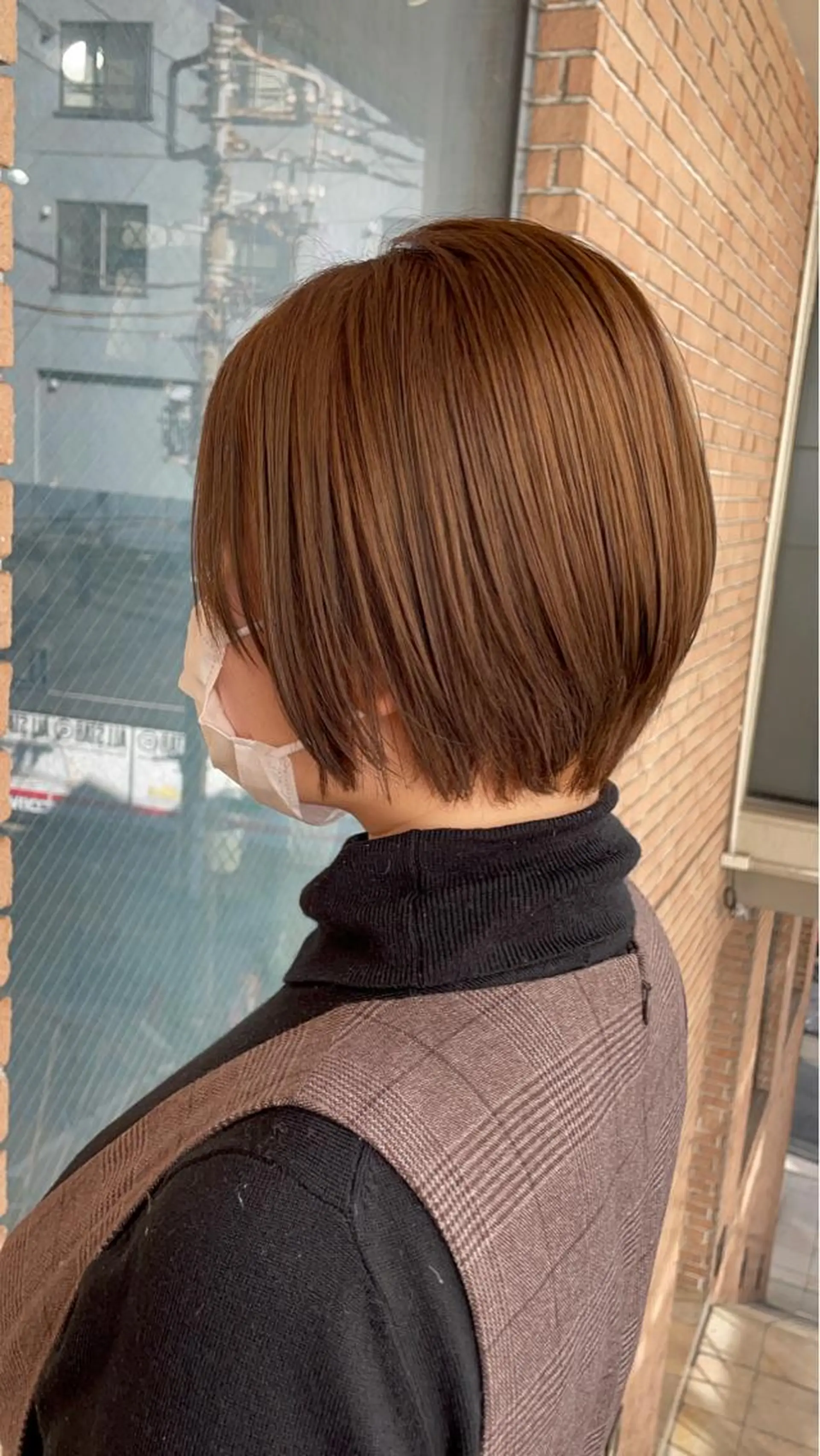 ショート カラー ブリーチ イルミナカラー ブリーチなしカラー ボブヘアカット Rikapi❤️のヘアスタイル