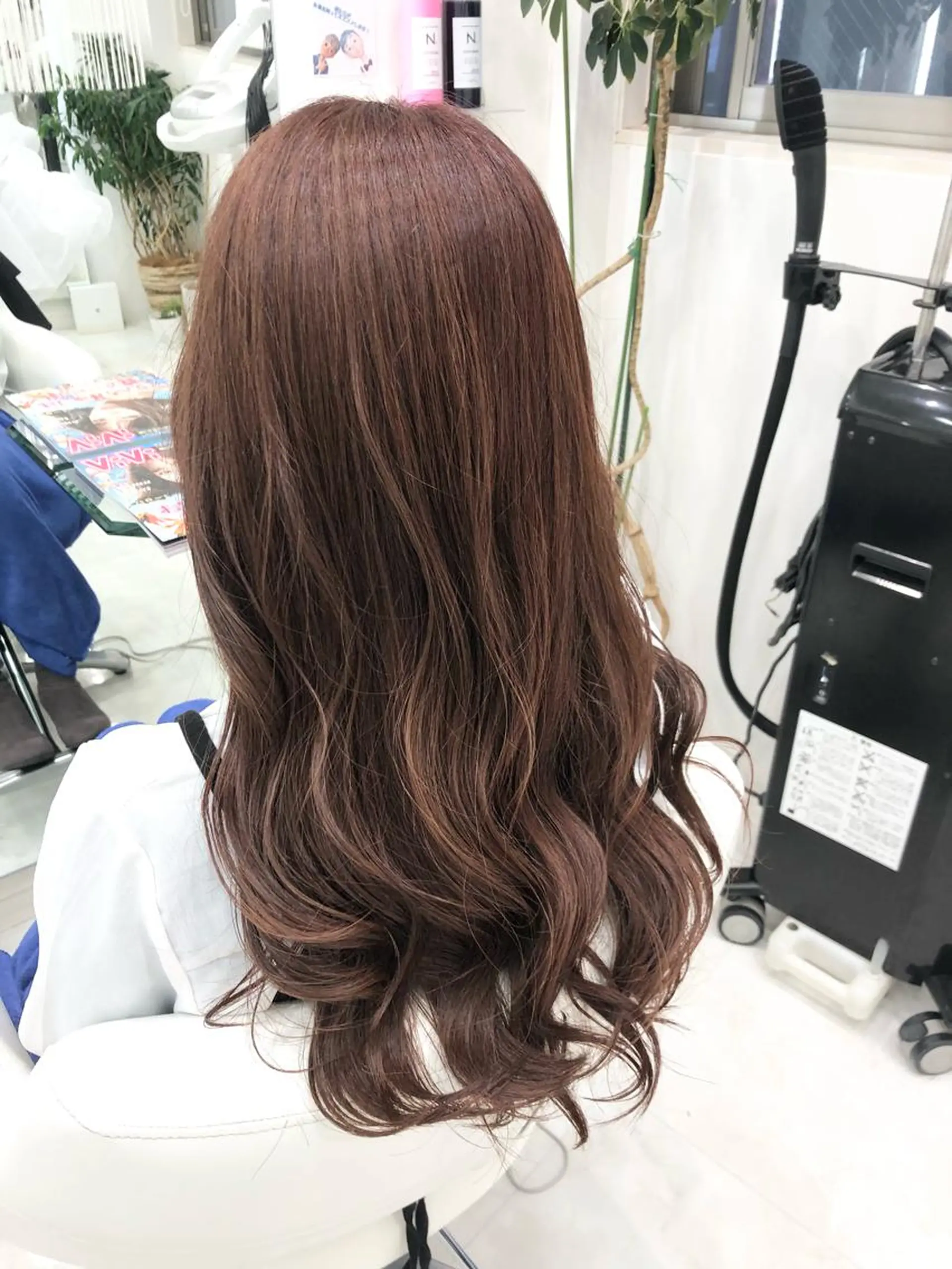 ロング カラー ブラウンカラー ピンクカラー hair Freak所属・まつげ/艶髪 /SAYAKAのマツエク・マツパデザイン