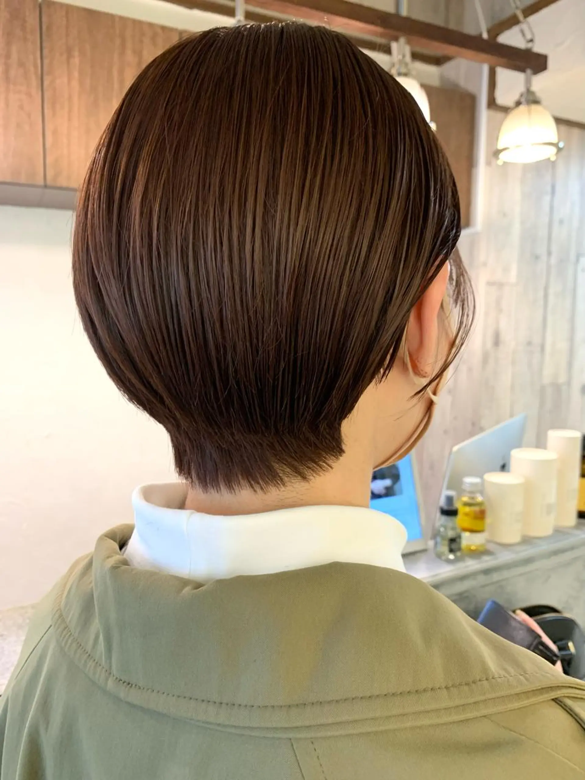 ショート カラー カット ヘアカラー トリートメント conne&riri所属・MAYU 💚森下のヘアスタイル