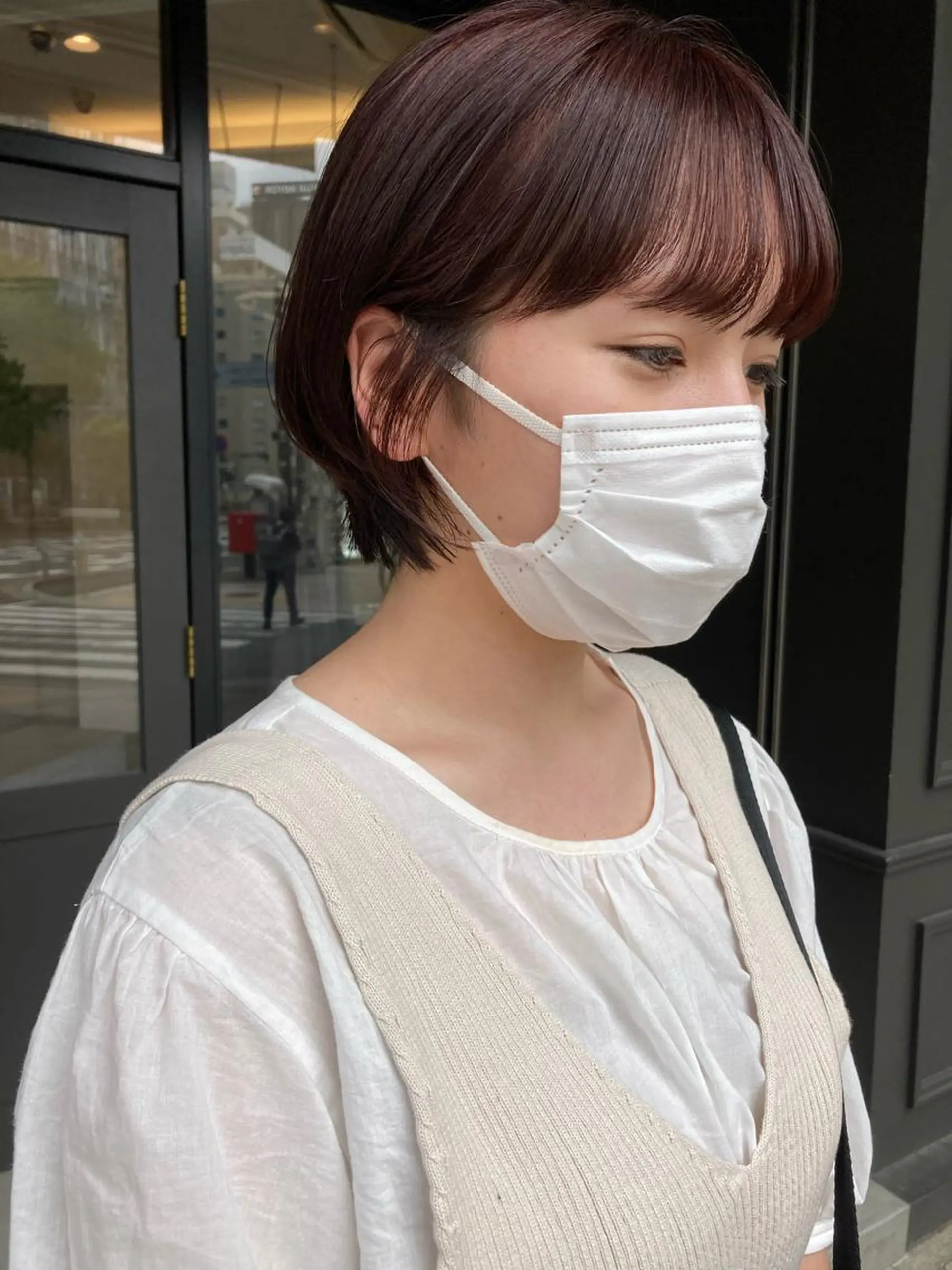 ショート オオタ ユキのヘアスタイル