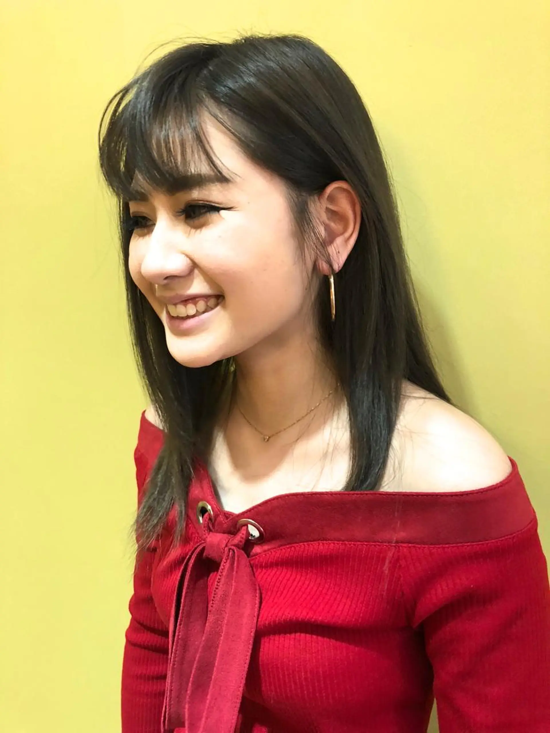 ロング カラー 縮毛矯正 トリートメント 鬼頭 洋吏のヘアスタイル