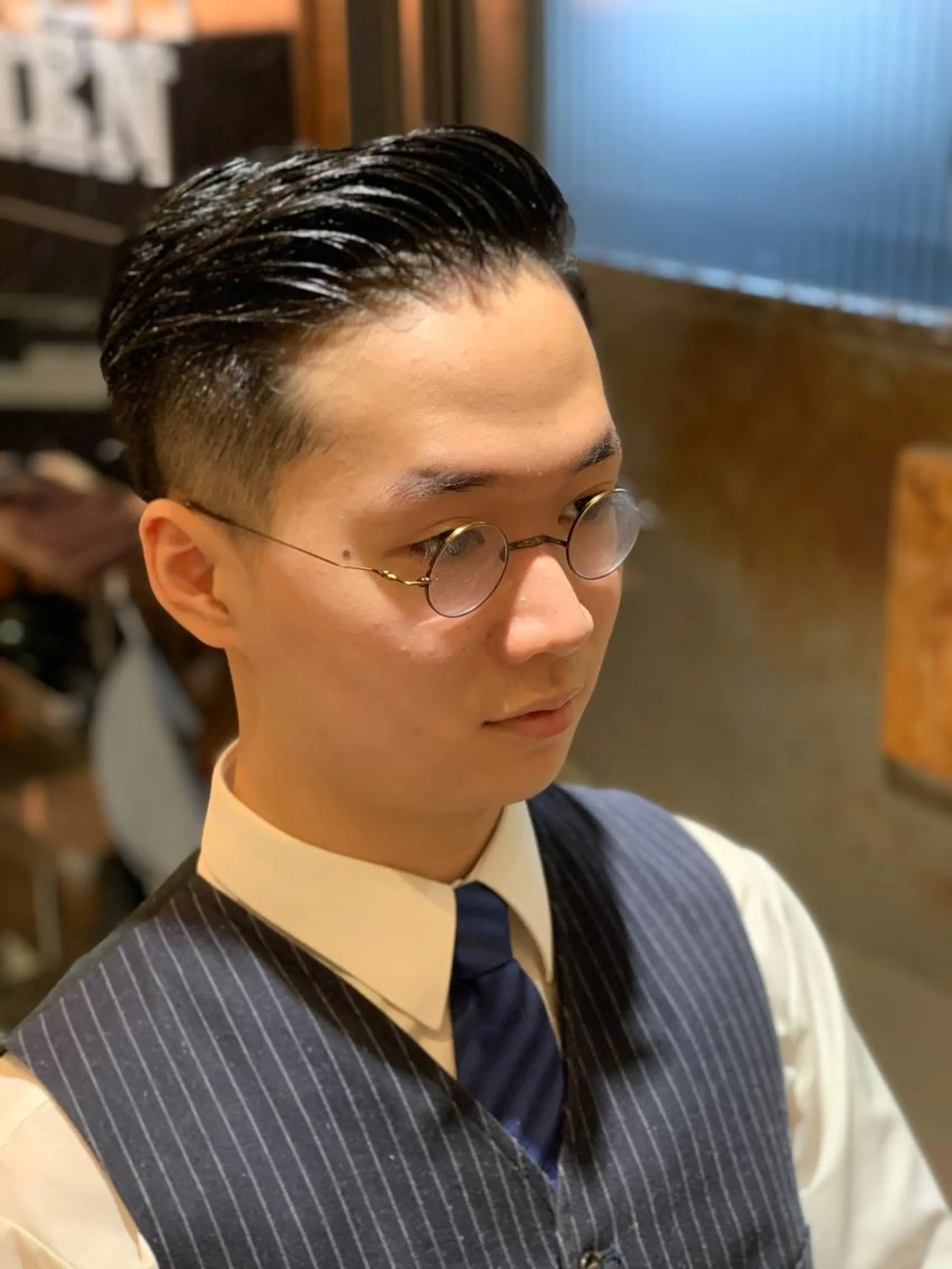 ショート メンズ カット ヘッドスパ BINGO HAIR WORKS 【ビンゴヘアワークス】所属・🎱メンズフェード 特化HYOGA🎱のヘアスタイル