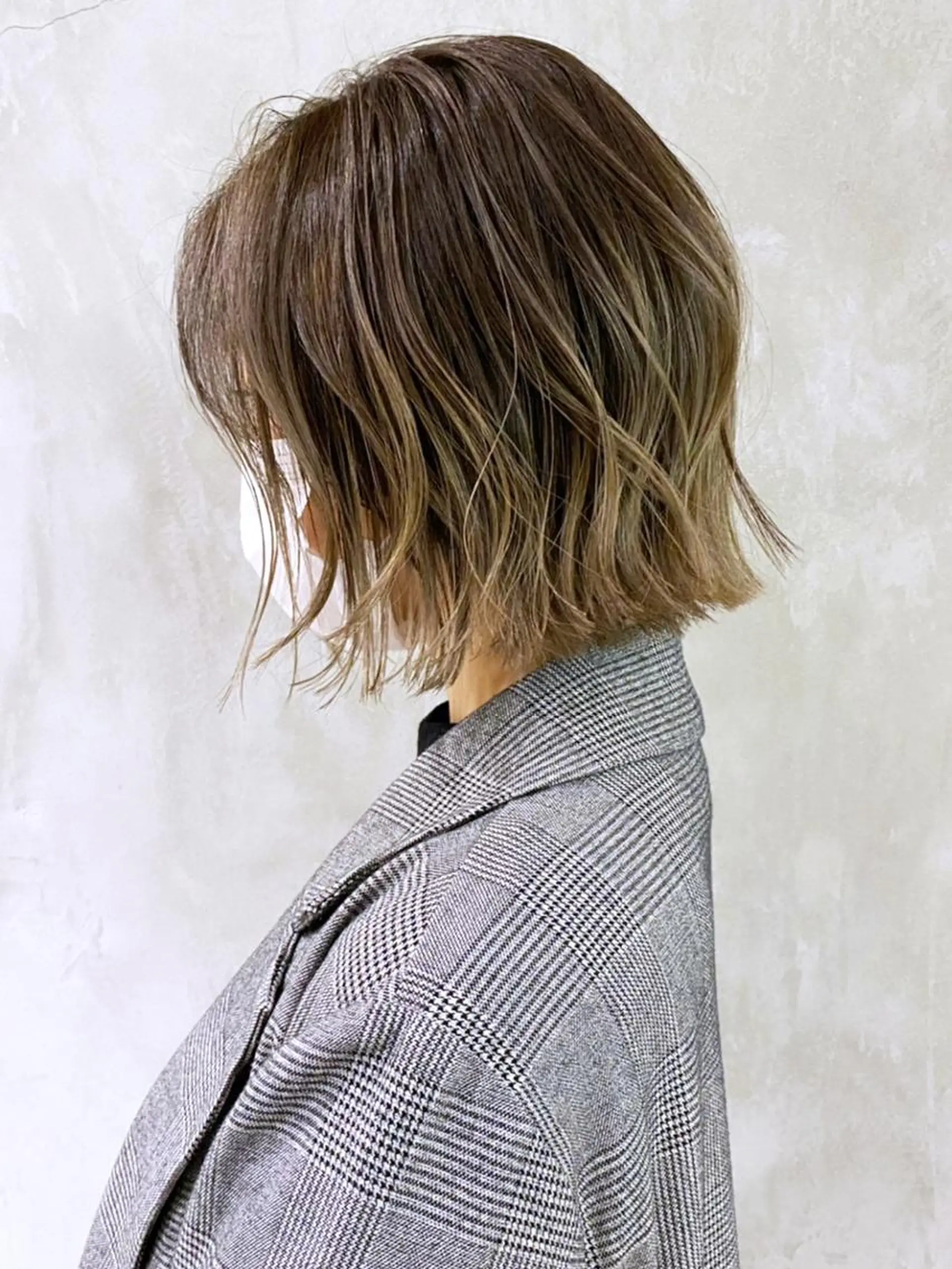 ミディアム カラー パーマ ヘアアレンジ グラデーションカラー ITbyALBUM 中野店のヘアスタイル