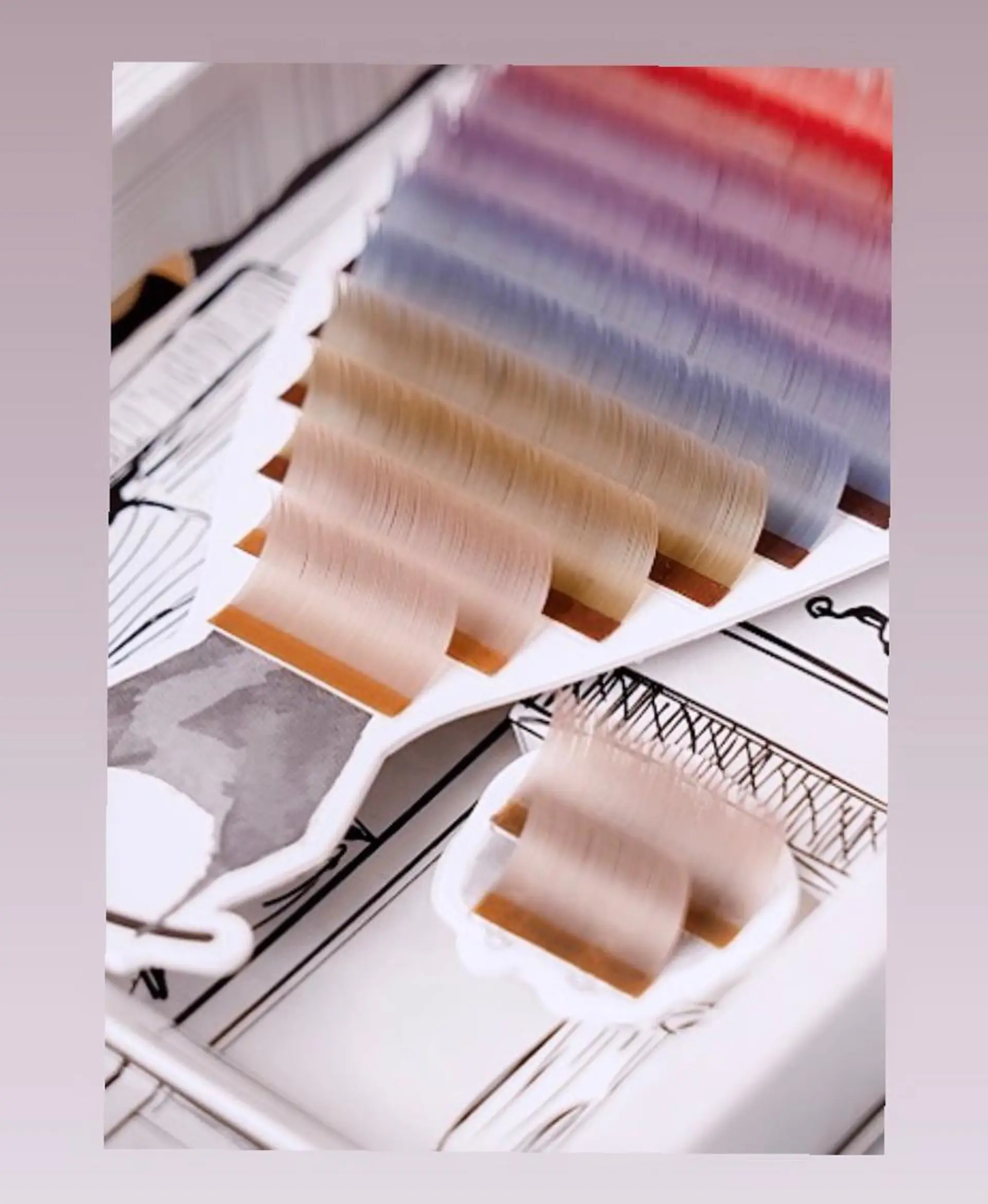 カラー マツエク・マツパ 木場 ＊のマツエク・マツパデザイン