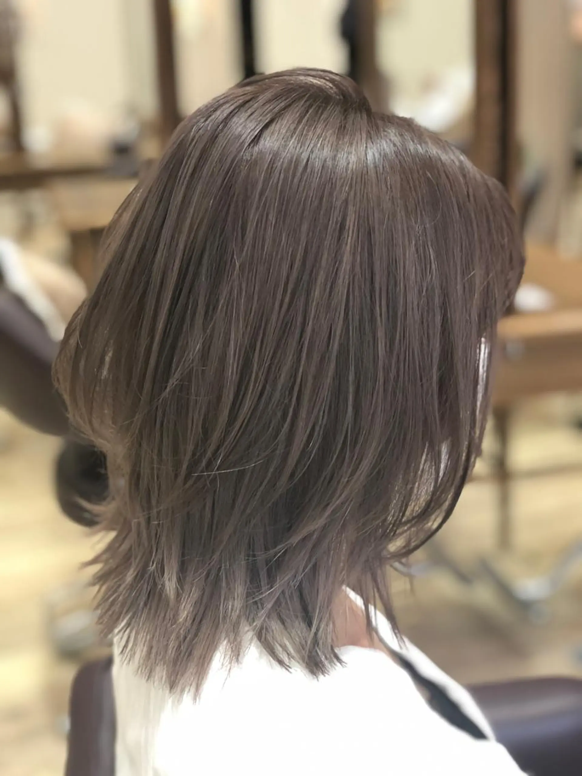 セミロング カラー 🍀褒められヘア🍀 松尾舜のヘアスタイル