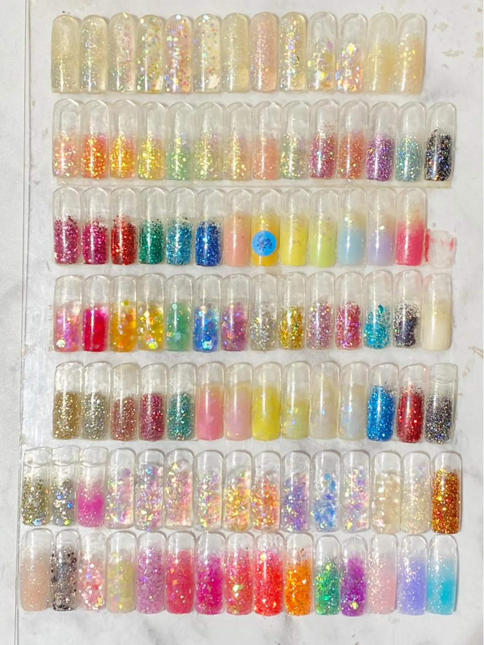 ネイル クリアネイル ラメ(グリッター) YUN 💅のネイルデザイン