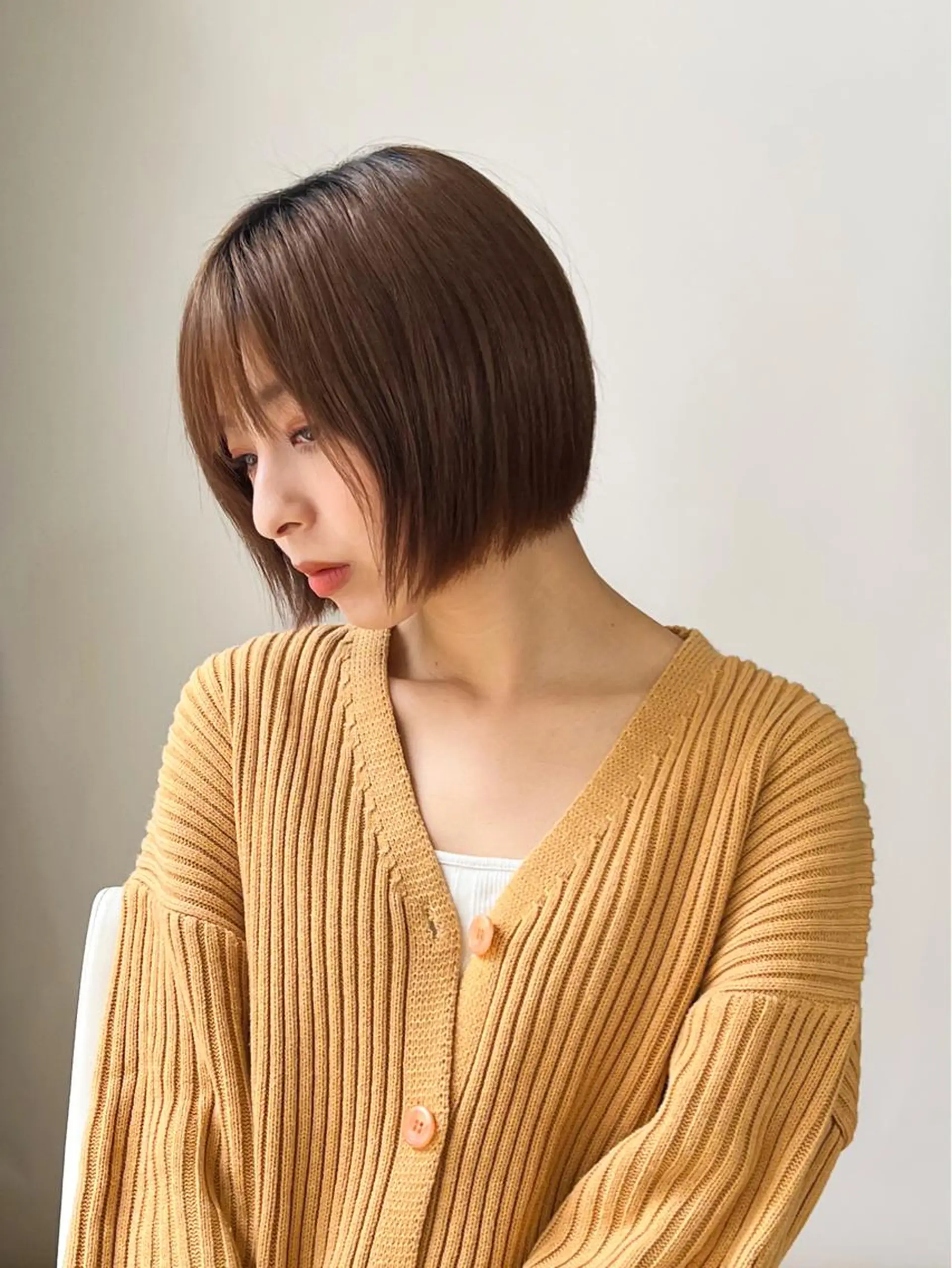 ショート ボブ "オクムラ タクヤ"のヘアスタイル