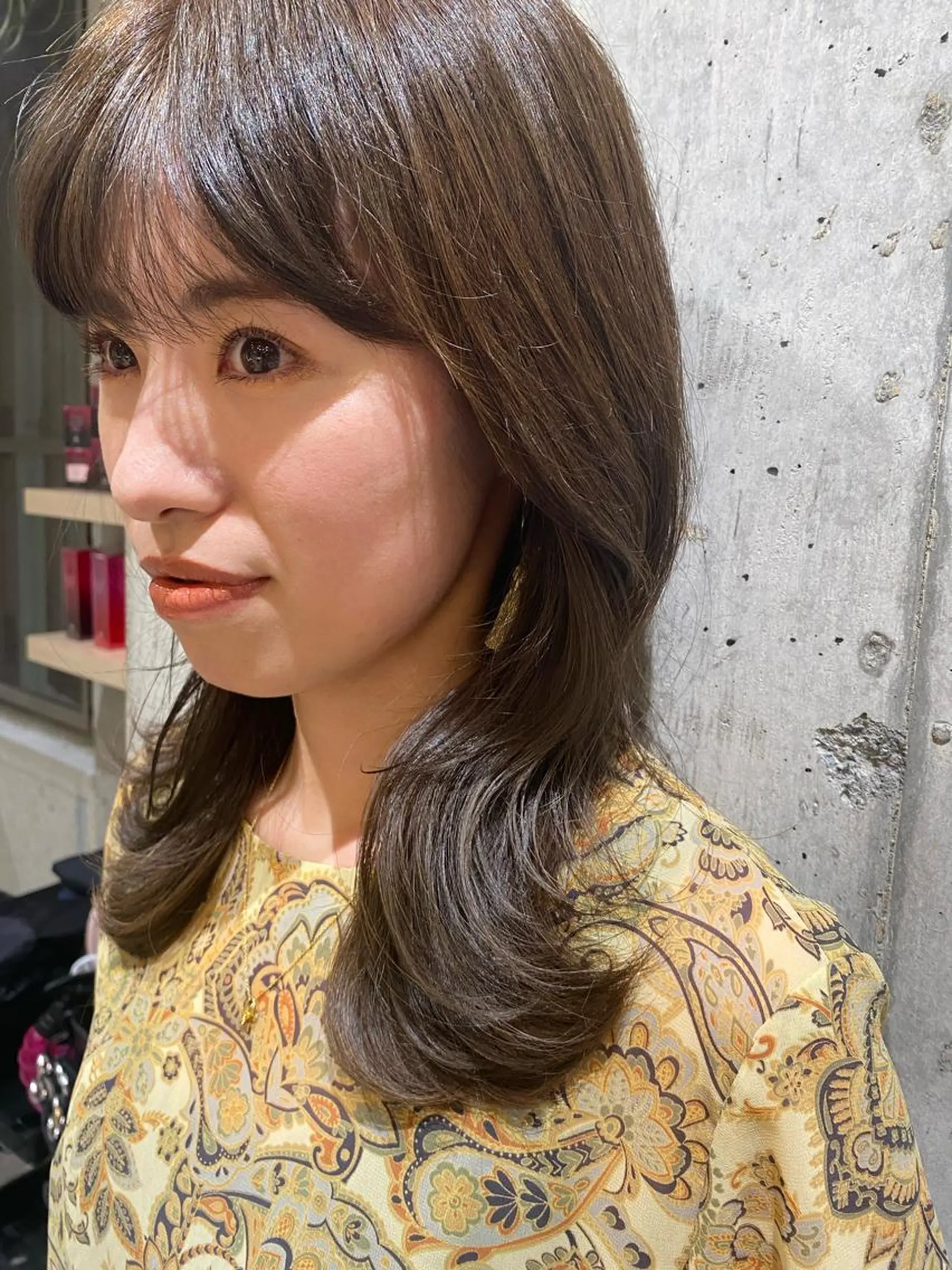 セミロング カラー AO所属・RISAKO 艶髪モテヘア🎀府中のヘアスタイル