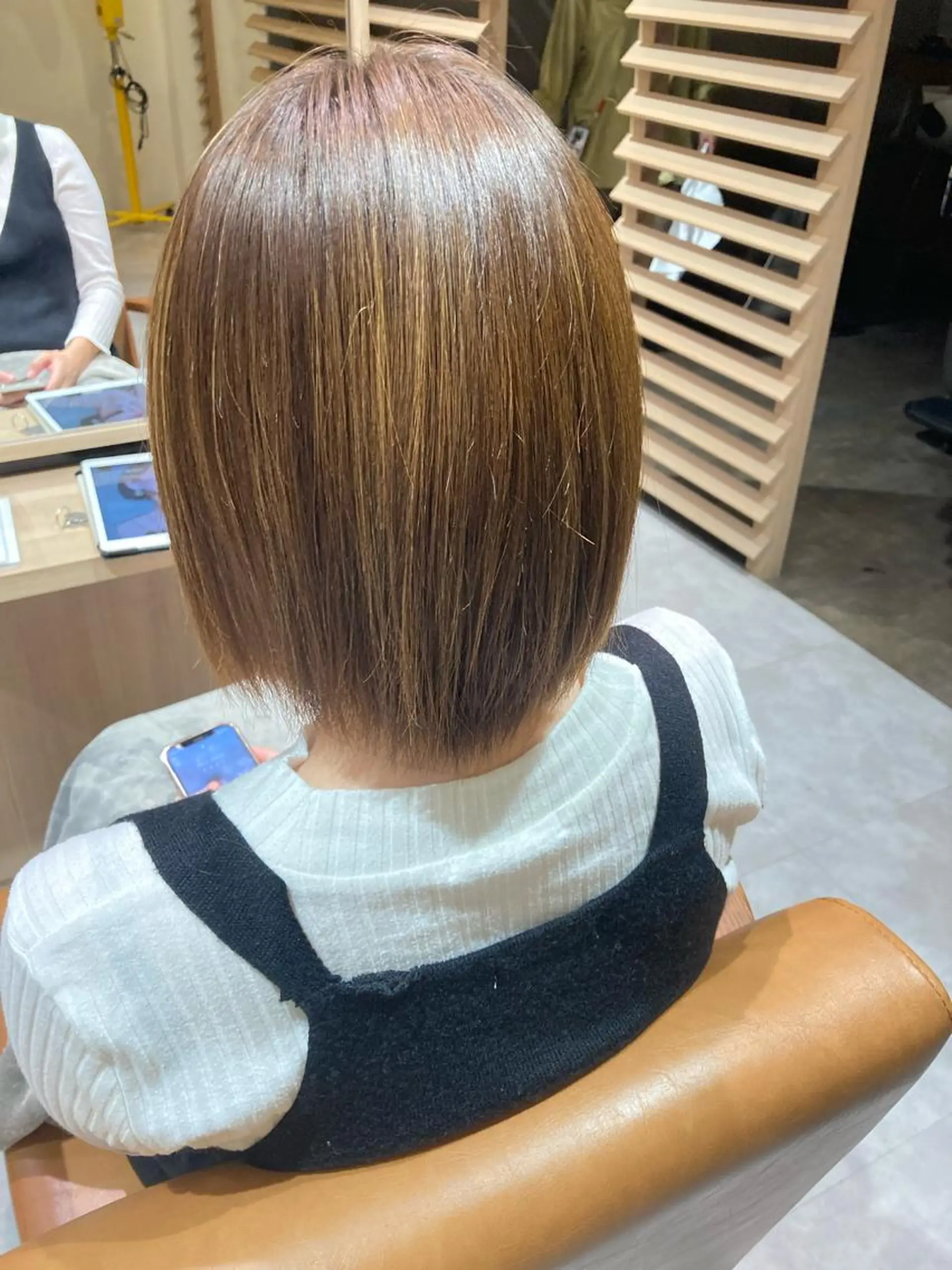 ミディアム 髪質改善/パパス 学南町/松島大己のヘアスタイル