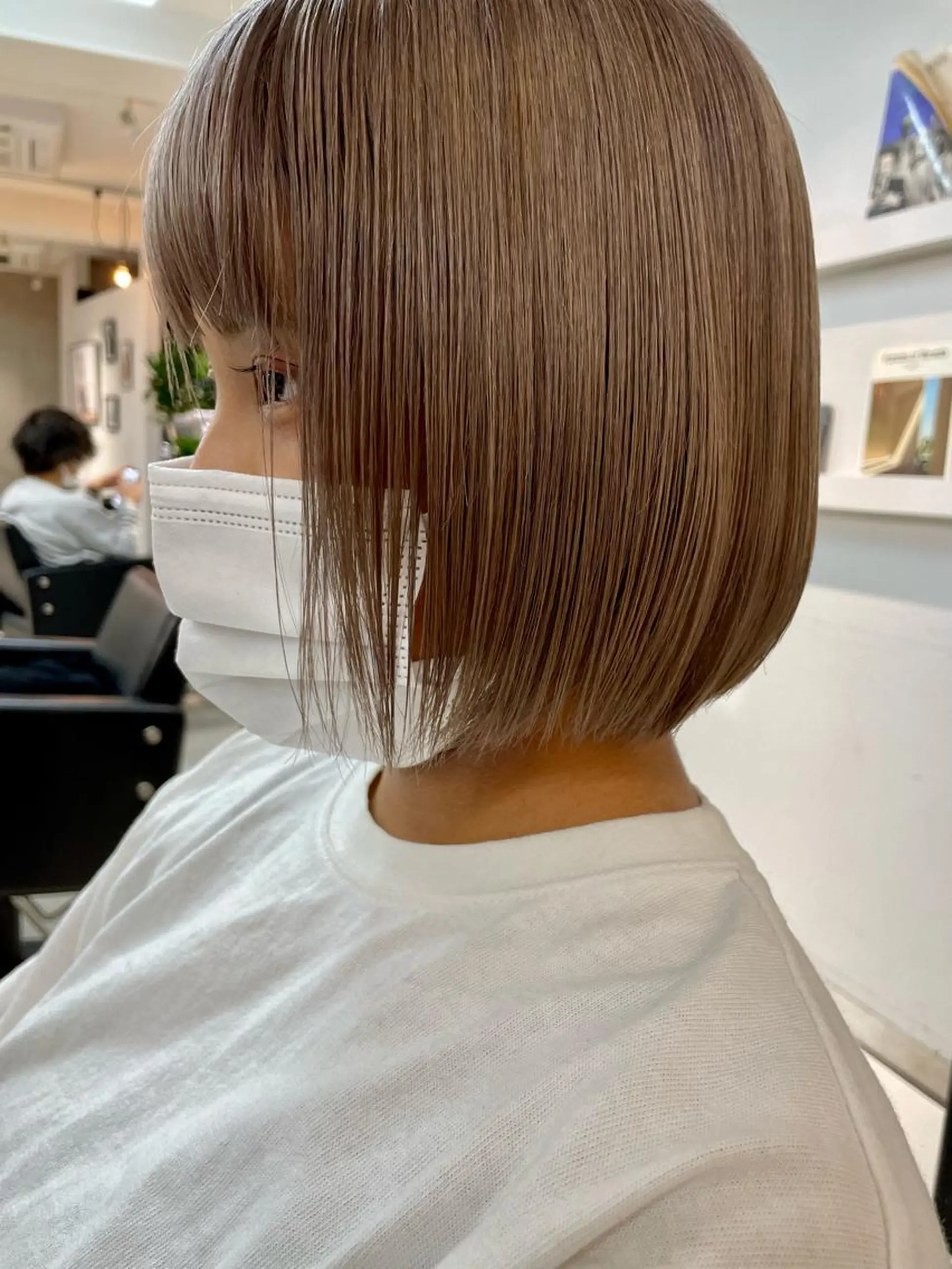 ロング ヘアカラー トリートメント 骨格診断で絶対可愛い ✨丸みショート✨凌弥のヘアスタイル